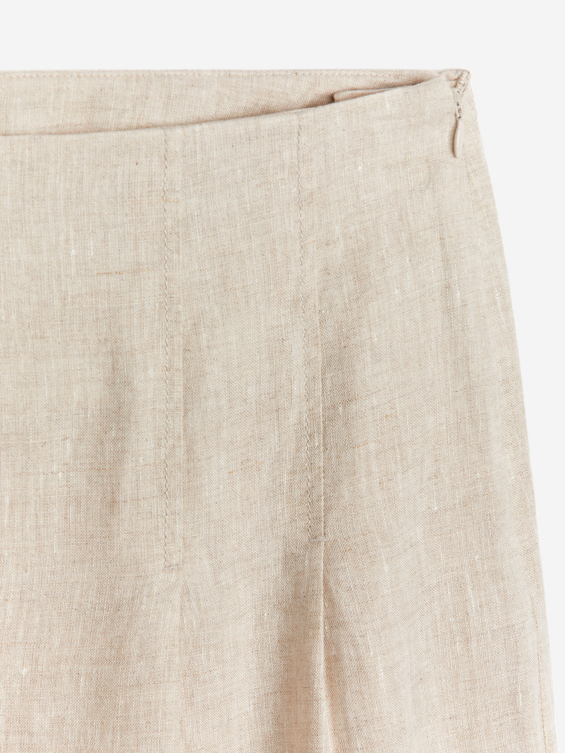 Relaxed Linen Trousers - Beige - Relaxed fit - Women - StillMedia/DescriptiveDetail - 2