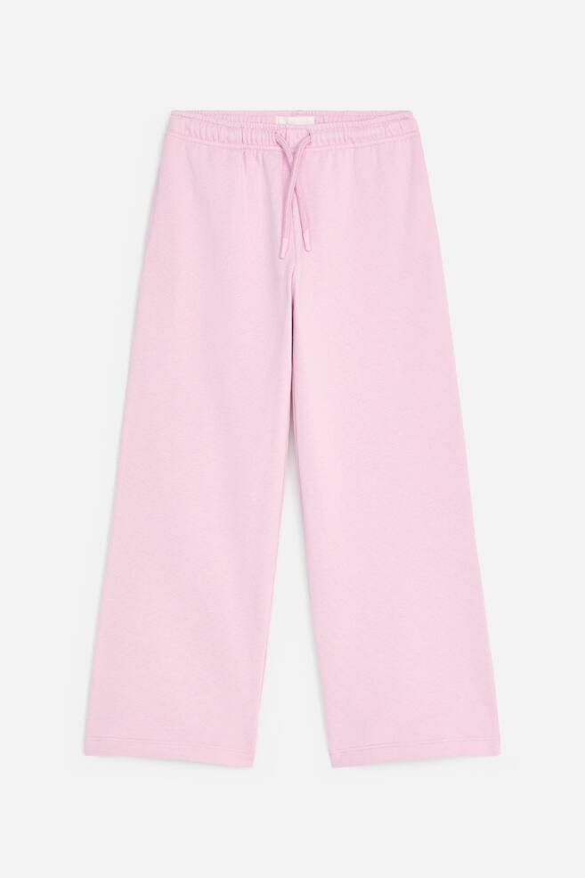 Wide Sweatpants - Pink - 1