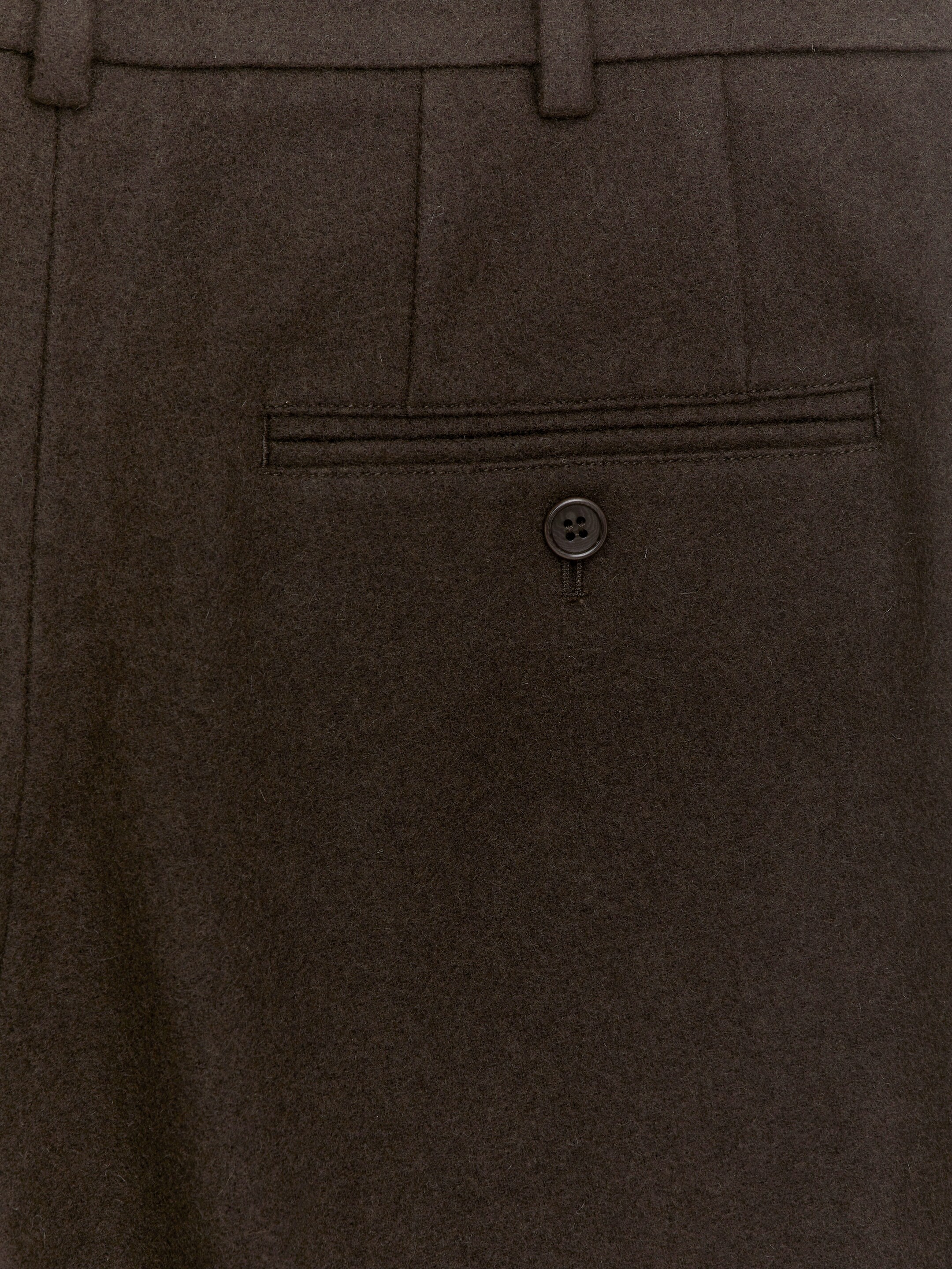 Visualizza immagine più grande: Pantaloni in lana dalla vestibilità rilassata - Marrone - UOMO | H&M IT 6