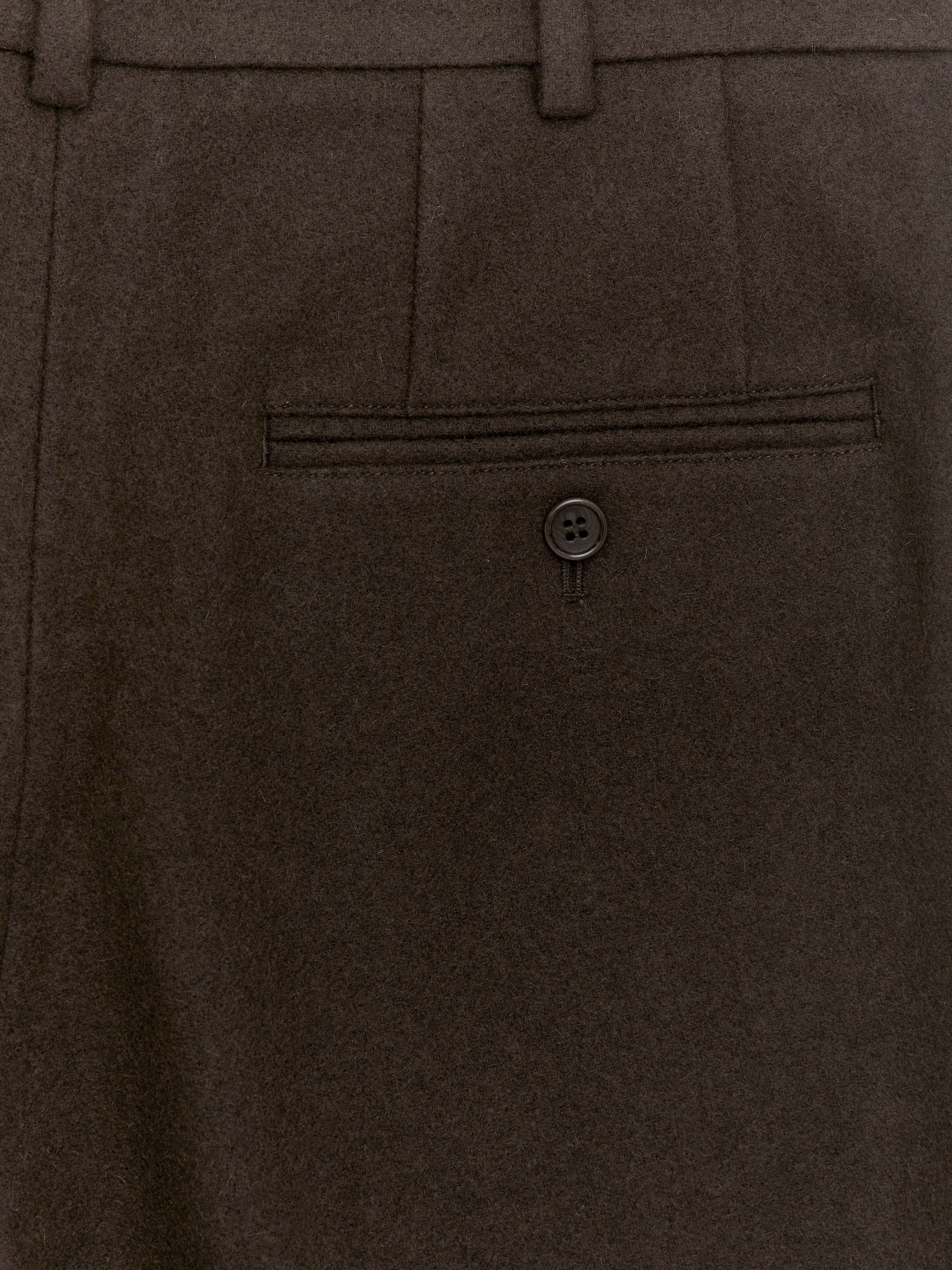 Zobraziť väčší obrázok: Relaxed Wool Trousers - Hnedá - MUŽI | H&M SK 6