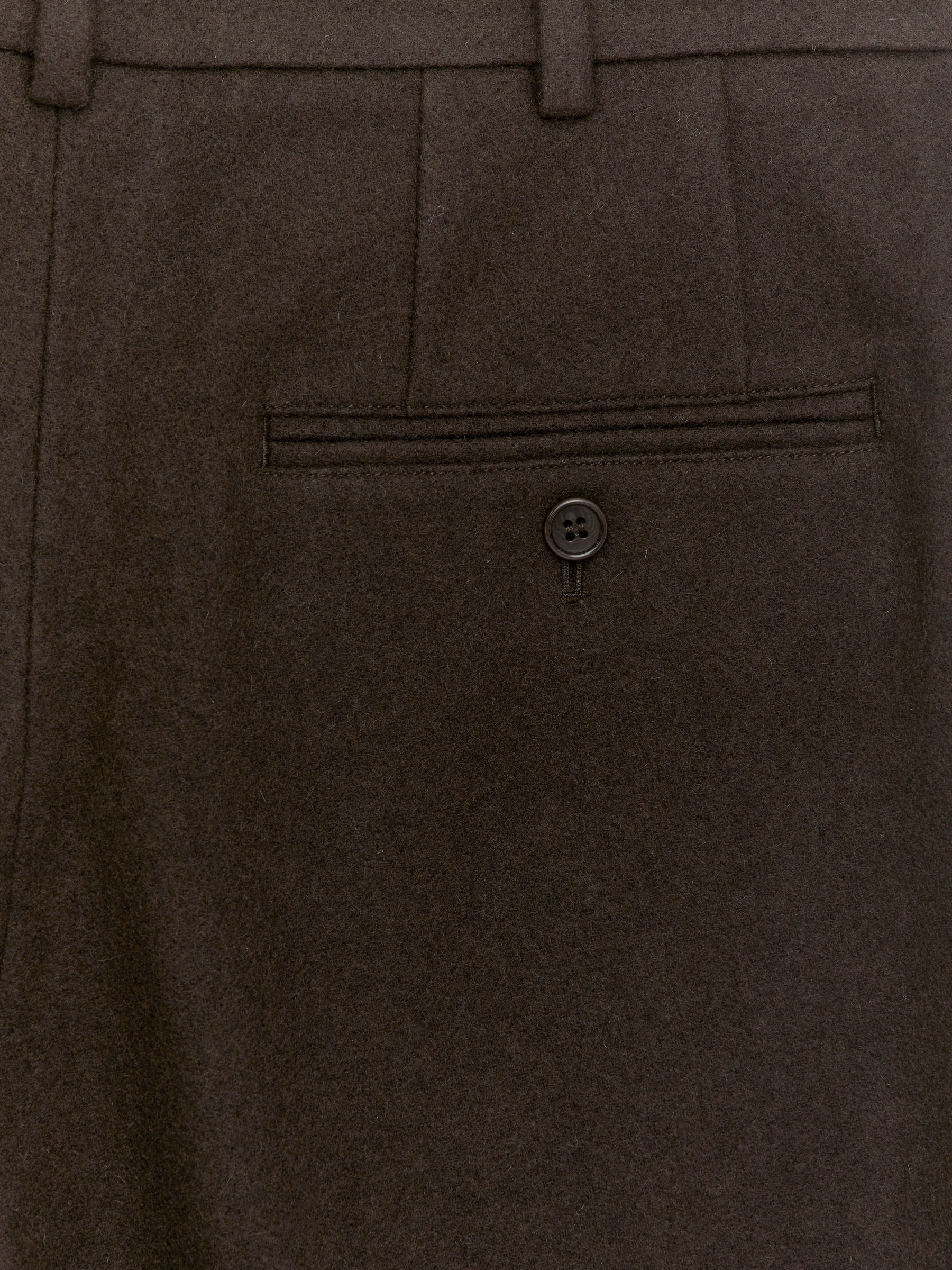 Relaxed Wool Trousers - Brown - Relaxed fit - Men - StillMedia/DescriptiveDetail - 1