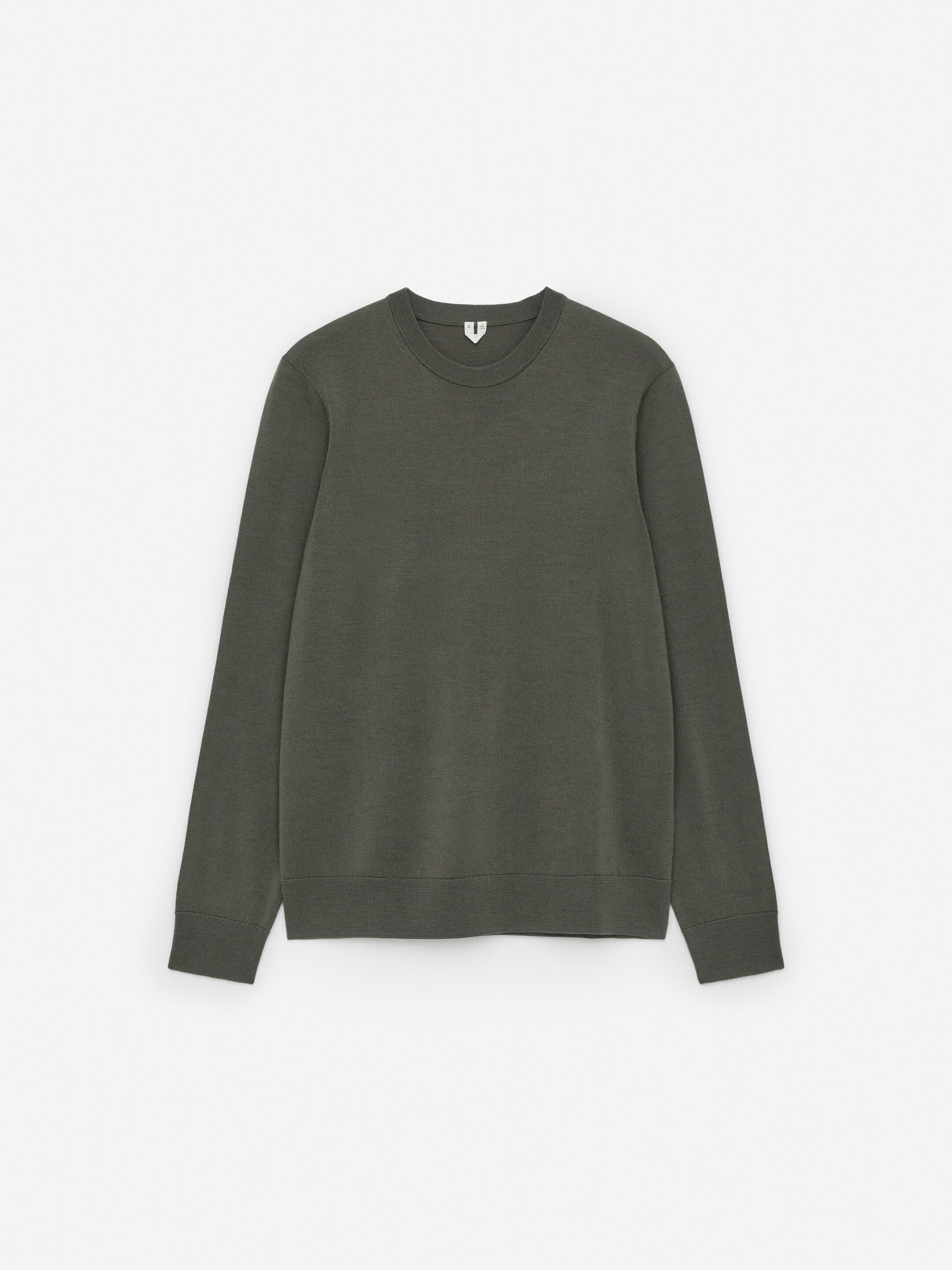 Feinstrickpullover aus Merinowolle - Dunkles Graubraun - Regular Fit - Herren - StillMedia/DescriptiveStillLife - 2