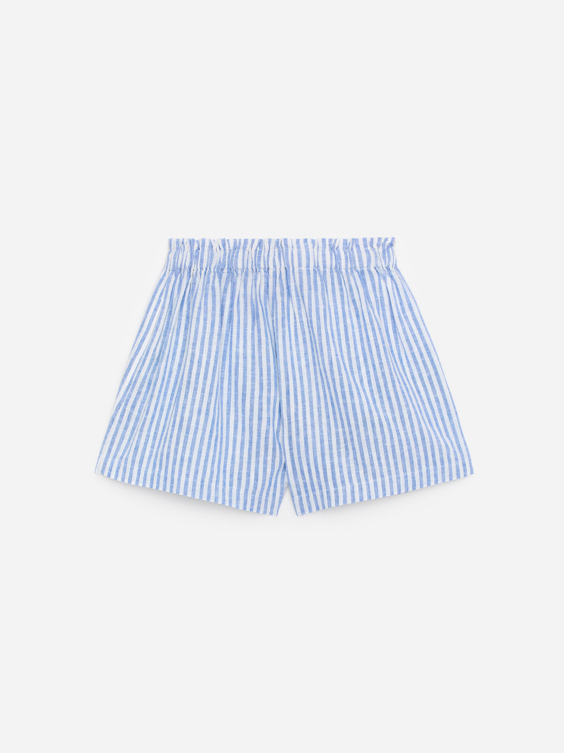 Paperbag-Shorts - Blau/Weiß - Relaxed Fit - Kinder - StillMedia/DescriptiveStillLife - 2