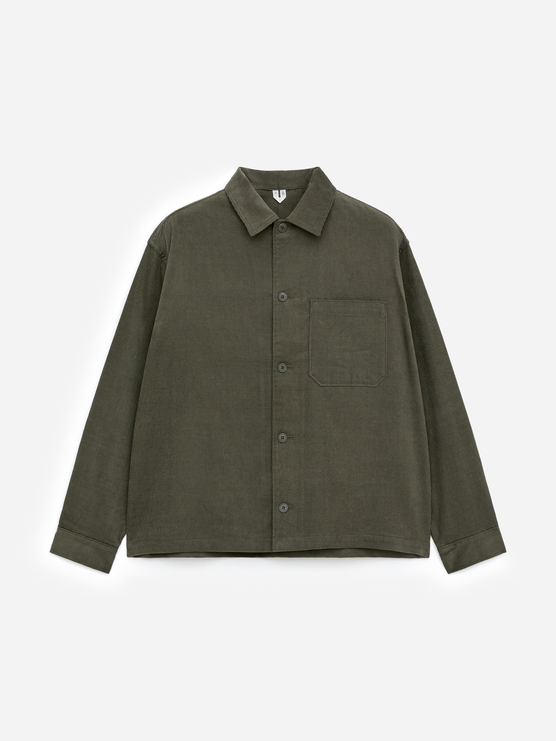 Corduroy Overshirt - Green - Relaxed fit - Men - StillMedia/DescriptiveStillLife - 2