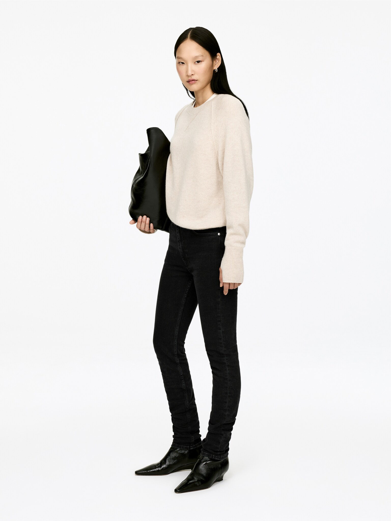 AZALEA Slim Jeans - Schwarz/Blau - 3
