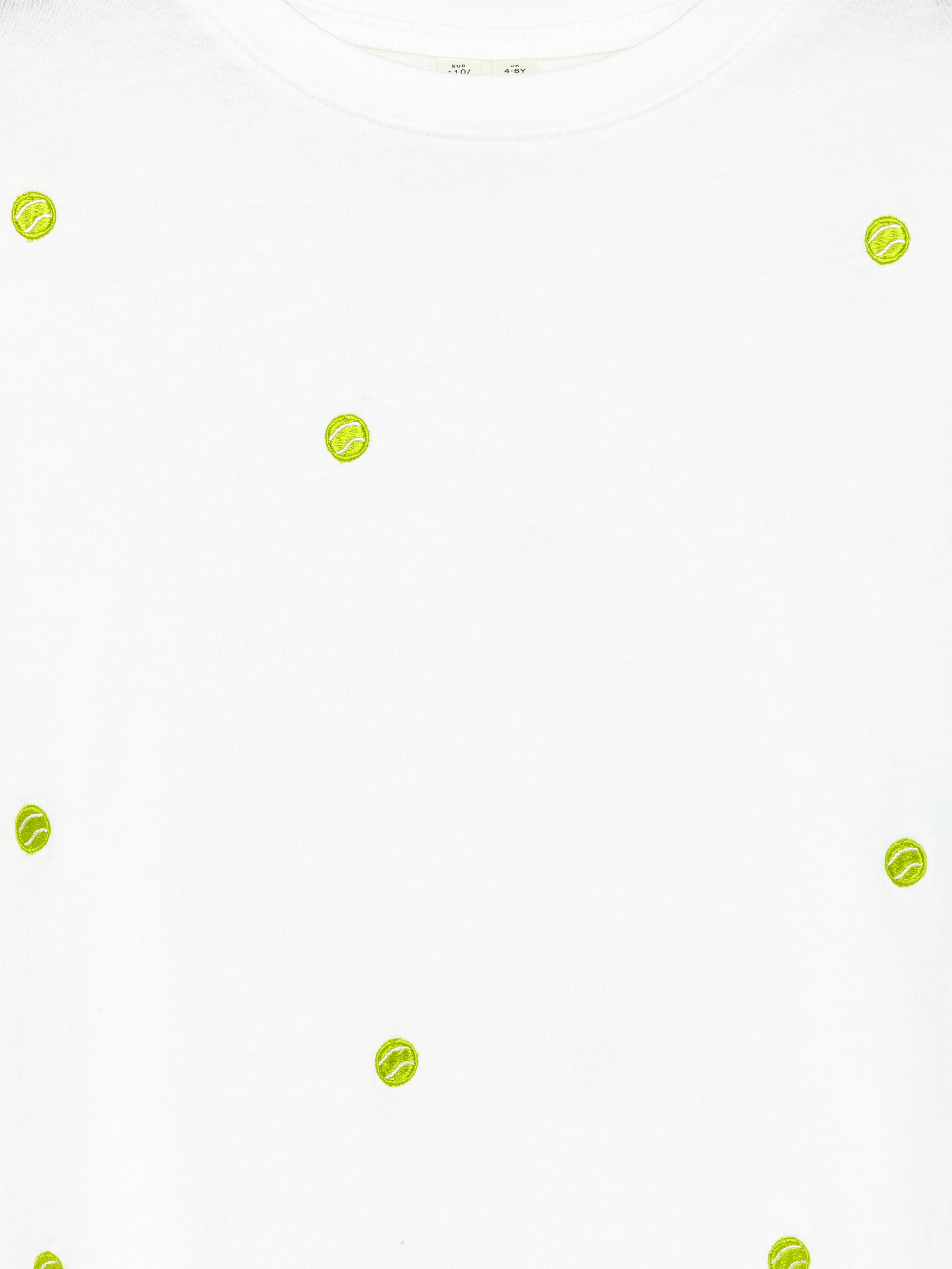 Oversized T-Shirt - White/Tennis balls - Children - StillMedia/DescriptiveDetail - 2