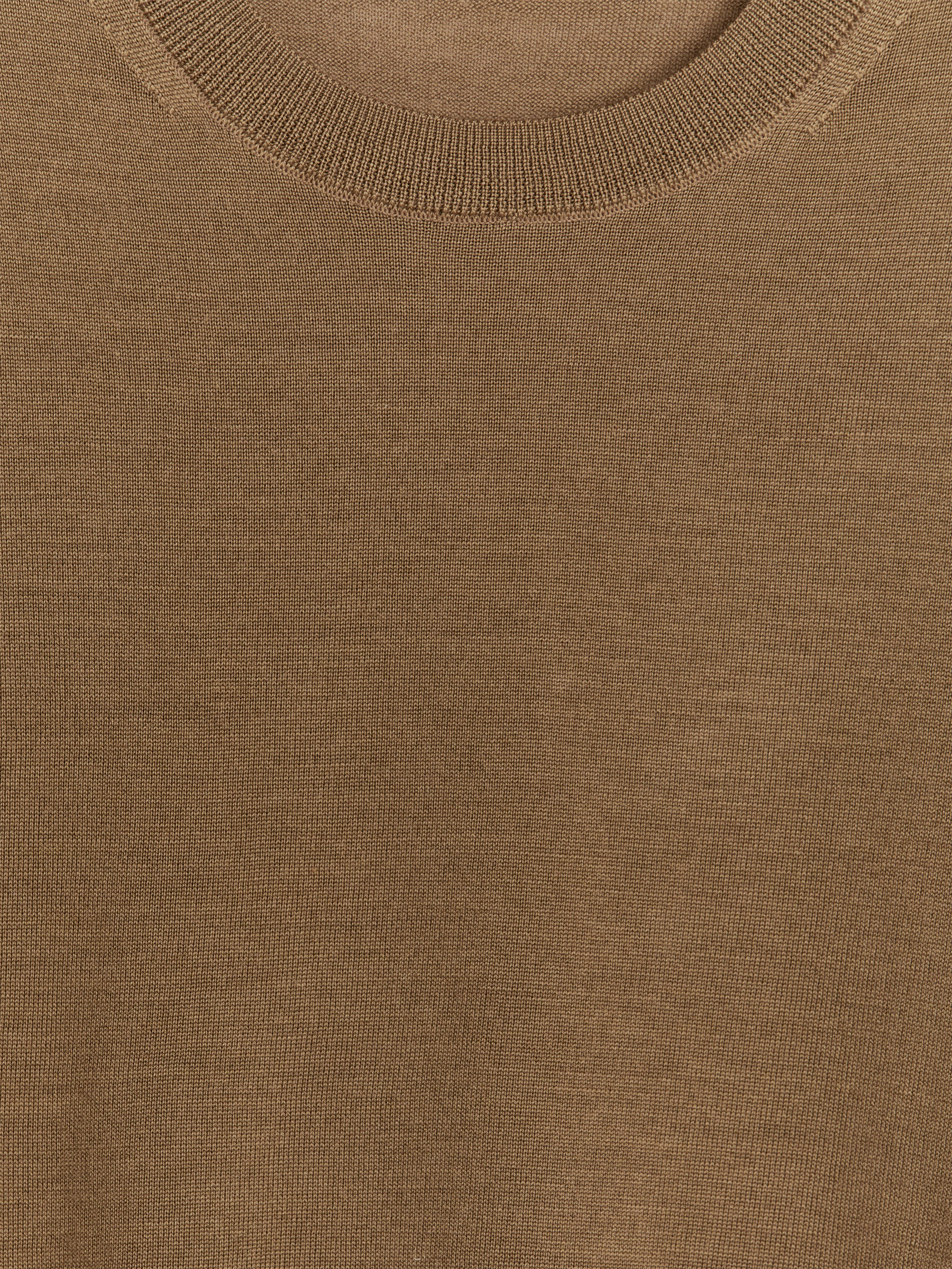 Feinstrickpullover aus Merinowolle - Dunkelbeige - Regular Fit - Women - StillMedia/DescriptiveDetail - 2