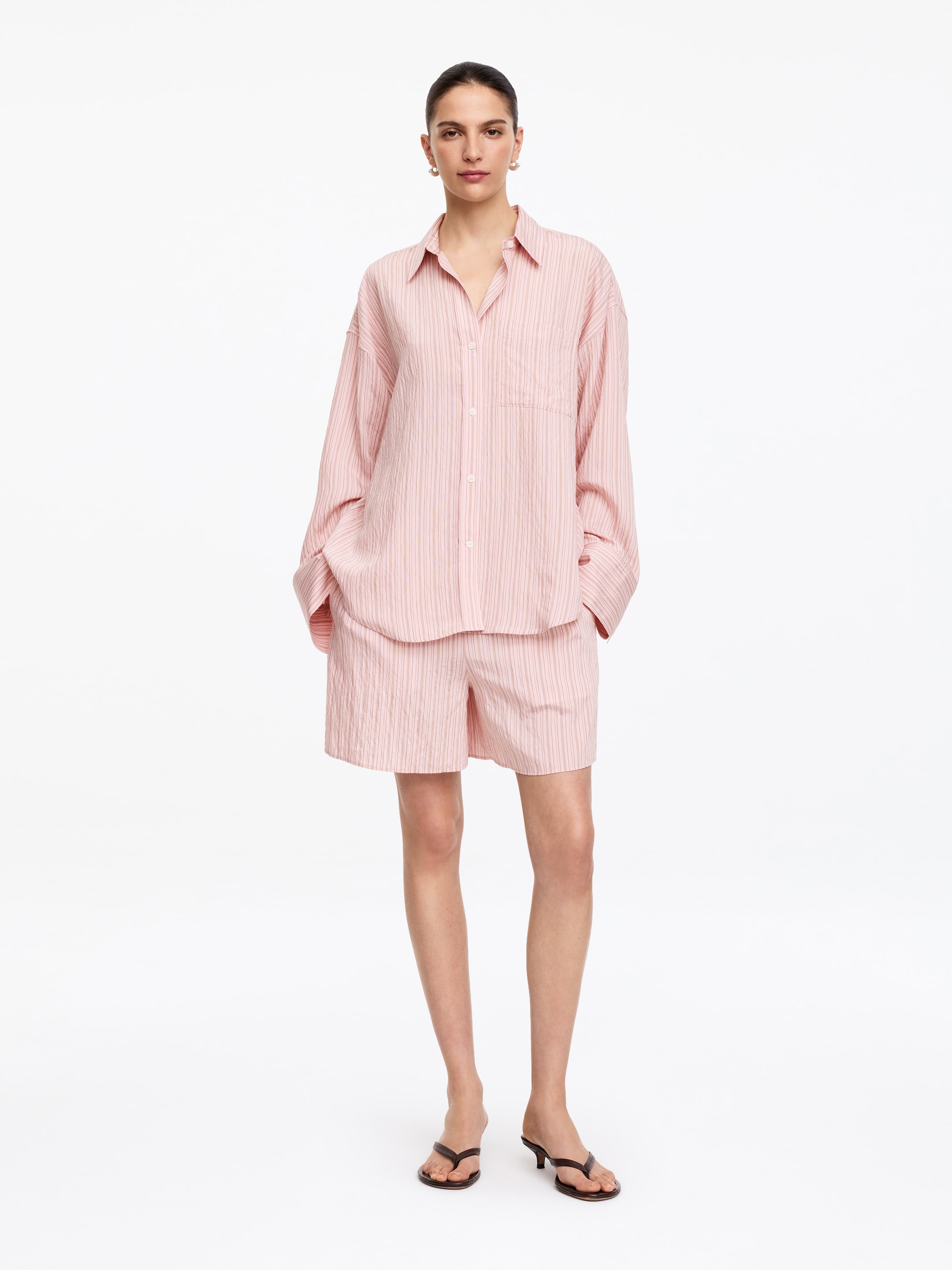 Fluid Shirt - Pink - Regular fit - Women - StillMedia/Lookbook - 6