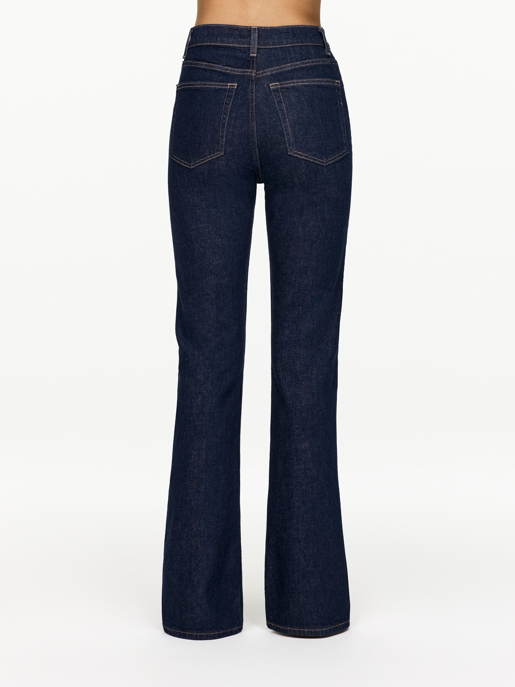 RAIN High Flared Jeans - Dark Blue - Slim fit - Women - StillMedia/Lookbook - 13