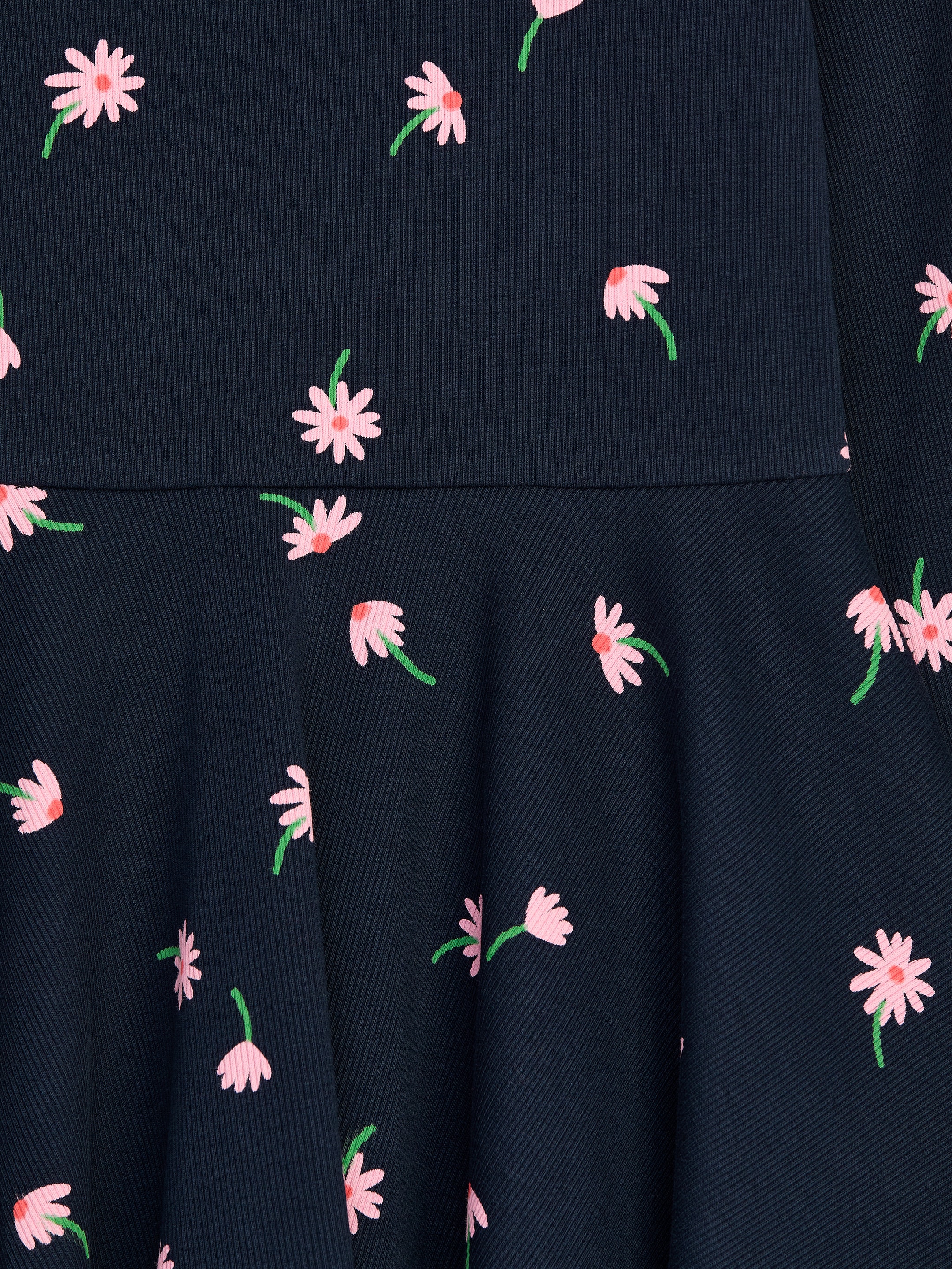 Printed Jersey Dress - Dark Blue/Florals - Regular fit - Children - StillMedia/DescriptiveDetail - 3