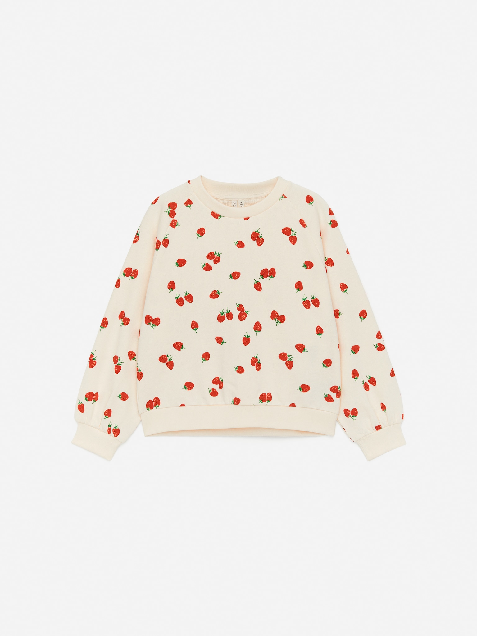 Sudadera holgada - Blanco roto/fresas/Lila/Lila/verde