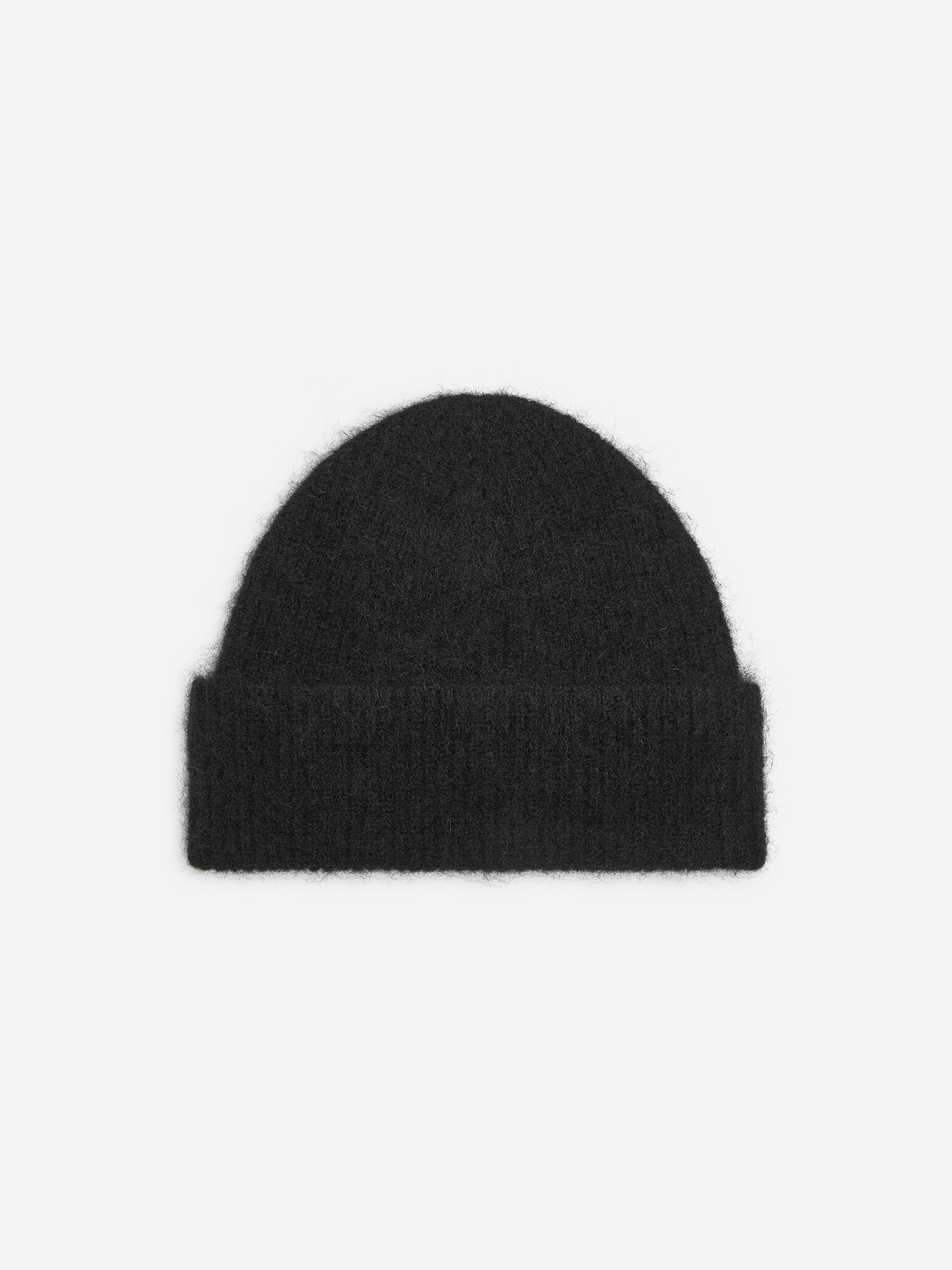 Beanie van een alpacamix - Zwart/Rood/Blauw