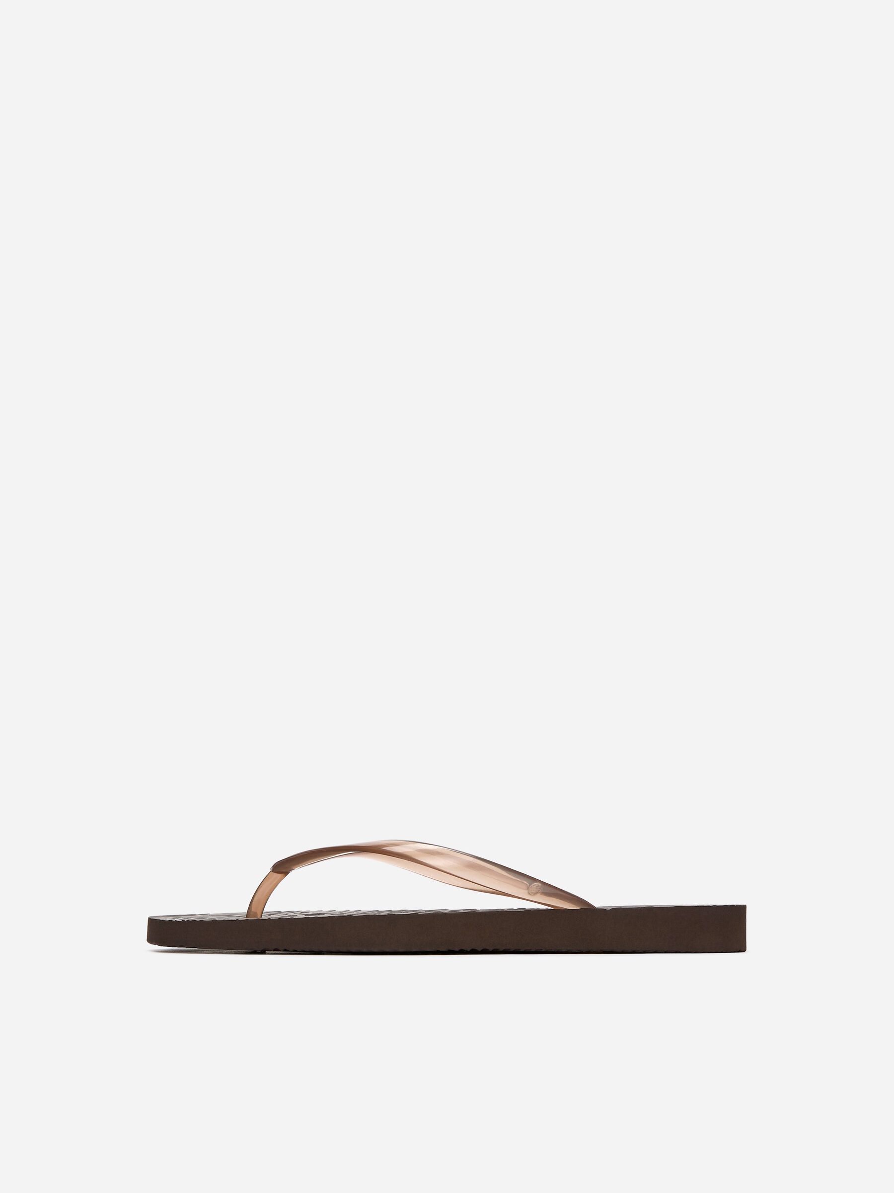 Sleepers Tapered Flip Flops - Clear/Brown - Women - StillMedia/DescriptiveStillLife - 2