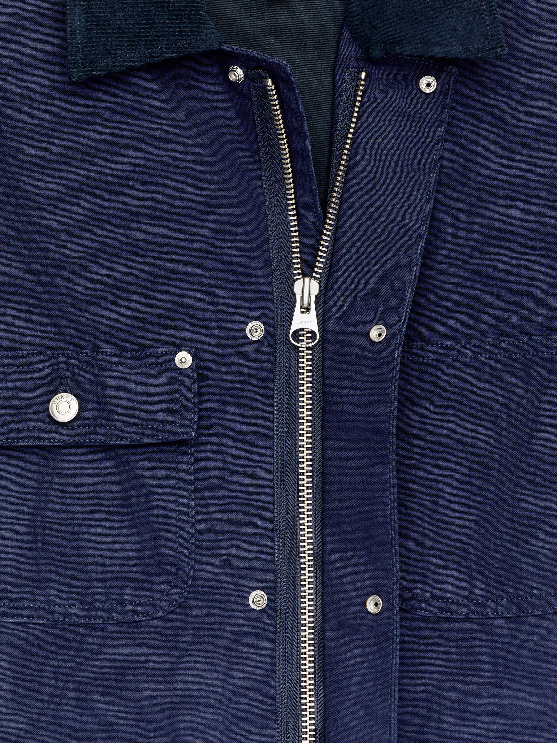 Veste utilitaire en toile - Bleu foncé - Regular fit - Homme - StillMedia/DescriptiveDetail - 1