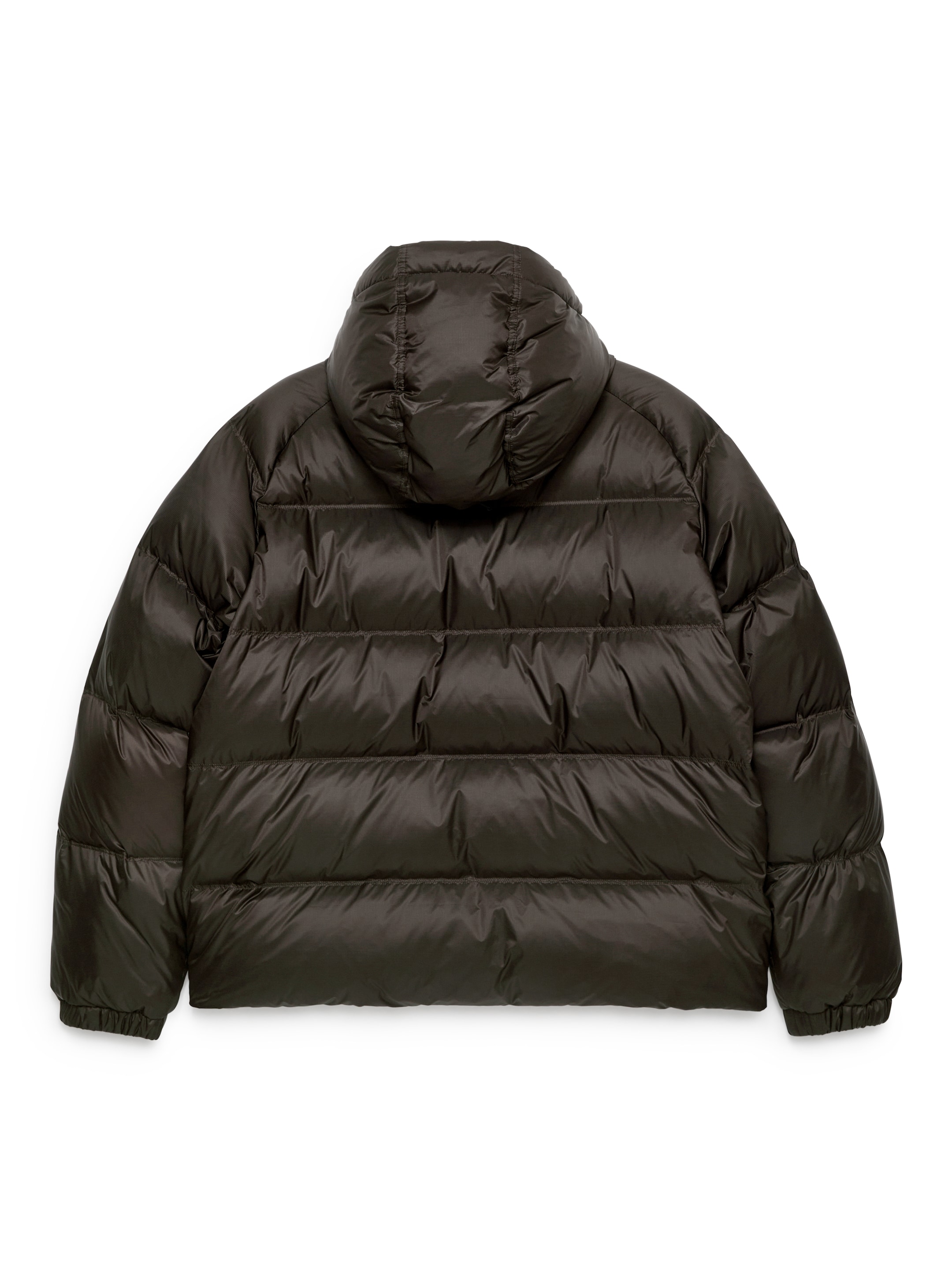 Upcycled Down Sporty Jacket - Dark Mole - Regular fit - Men - StillMedia/DescriptiveStillLife - 4