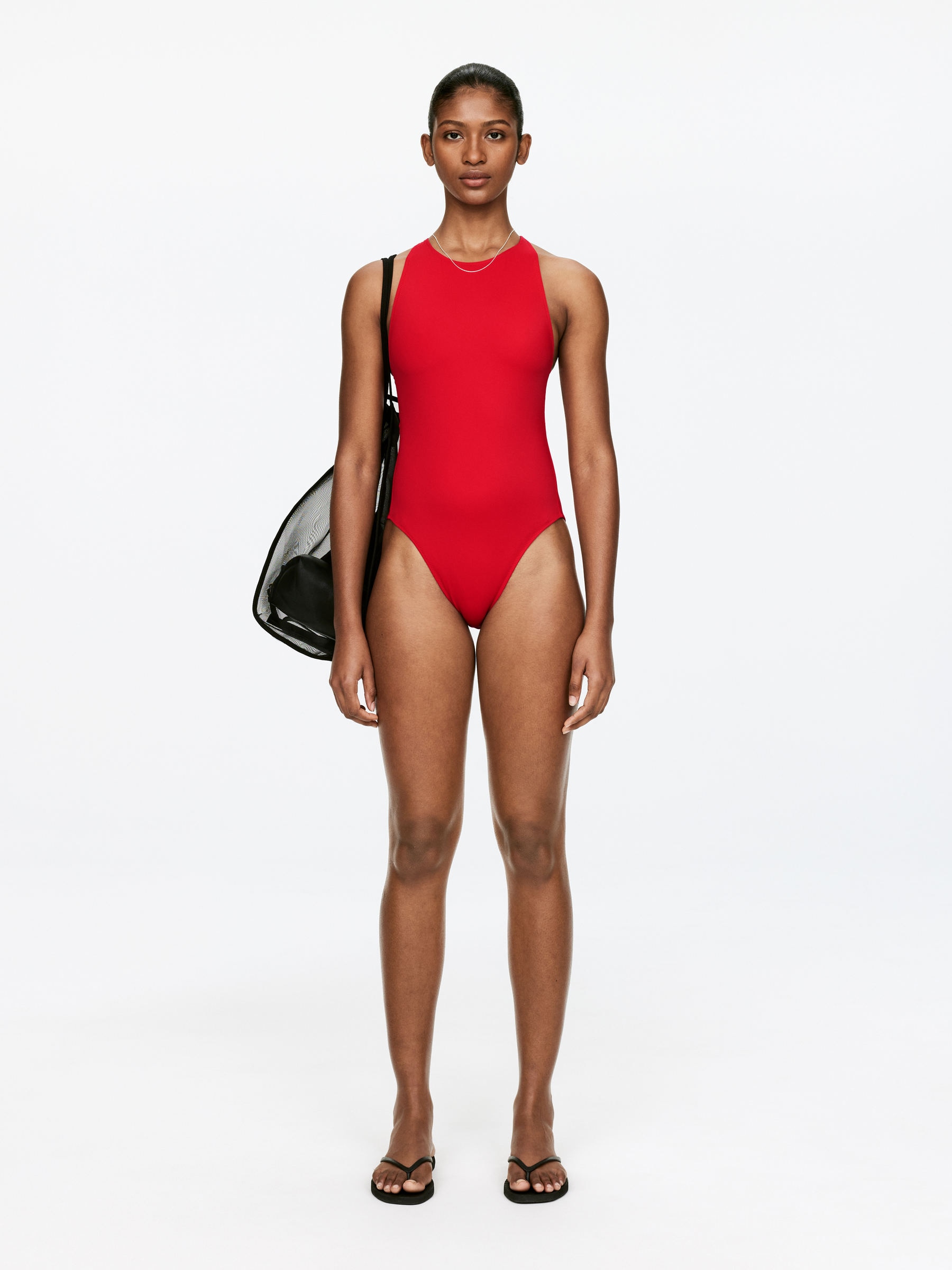 Racerback Swimsuit - Red - Women - StillMedia/Lookbook - 5
