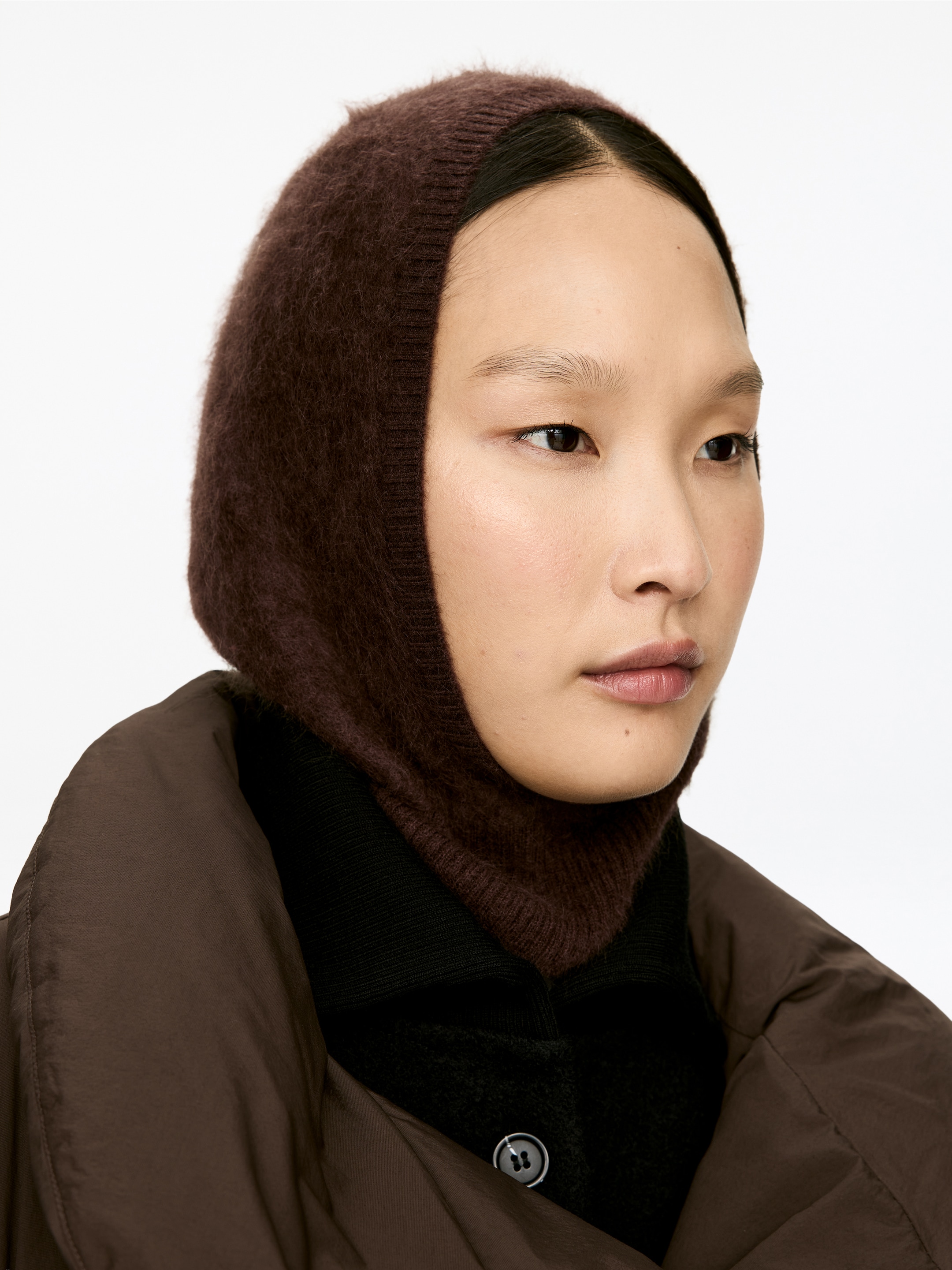 Ver imagen más grande: Capucha de cachemira - Marrón - MUJER | H&M ES 1