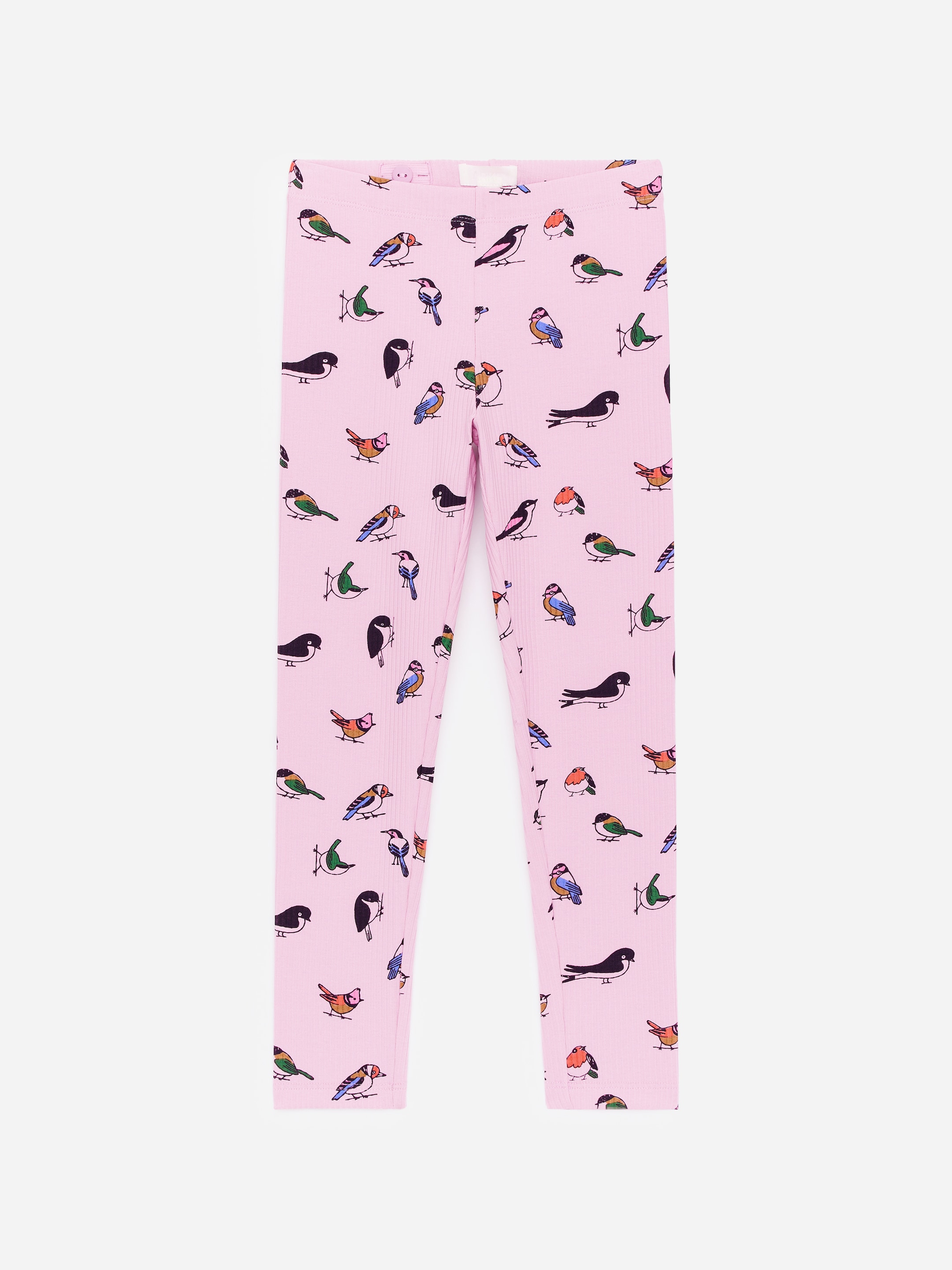 Näytä suurempi kuva: Ribbileggingsit - Vaaleanpunainen/linnut - Kids | H&M FI 1