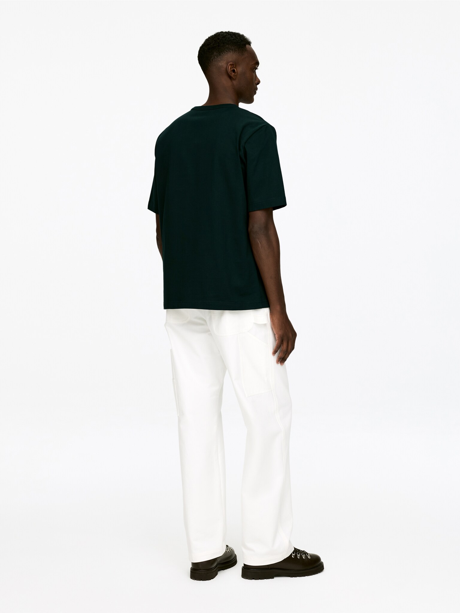 T-shirt oversize 270 GSM - Vert foncé/Avoine/Noir/Blanc/Taupe foncé/Bleu foncé - 6