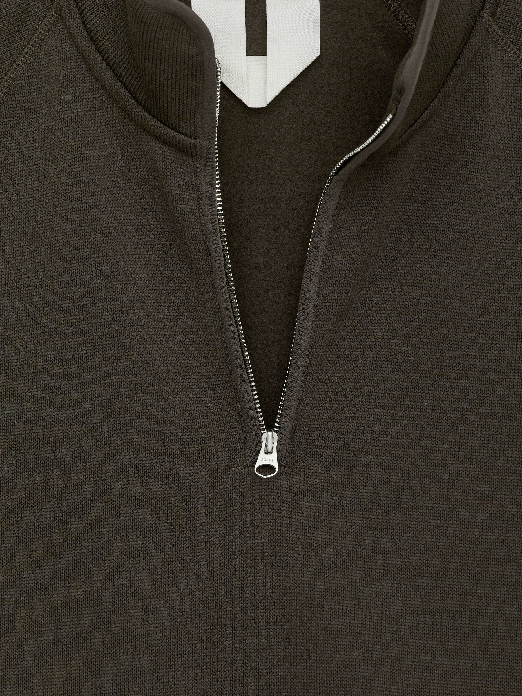Half-Zip Fleece Sweatshirt - Dark Mole - Regular fit - Men - StillMedia/DescriptiveDetail - 2