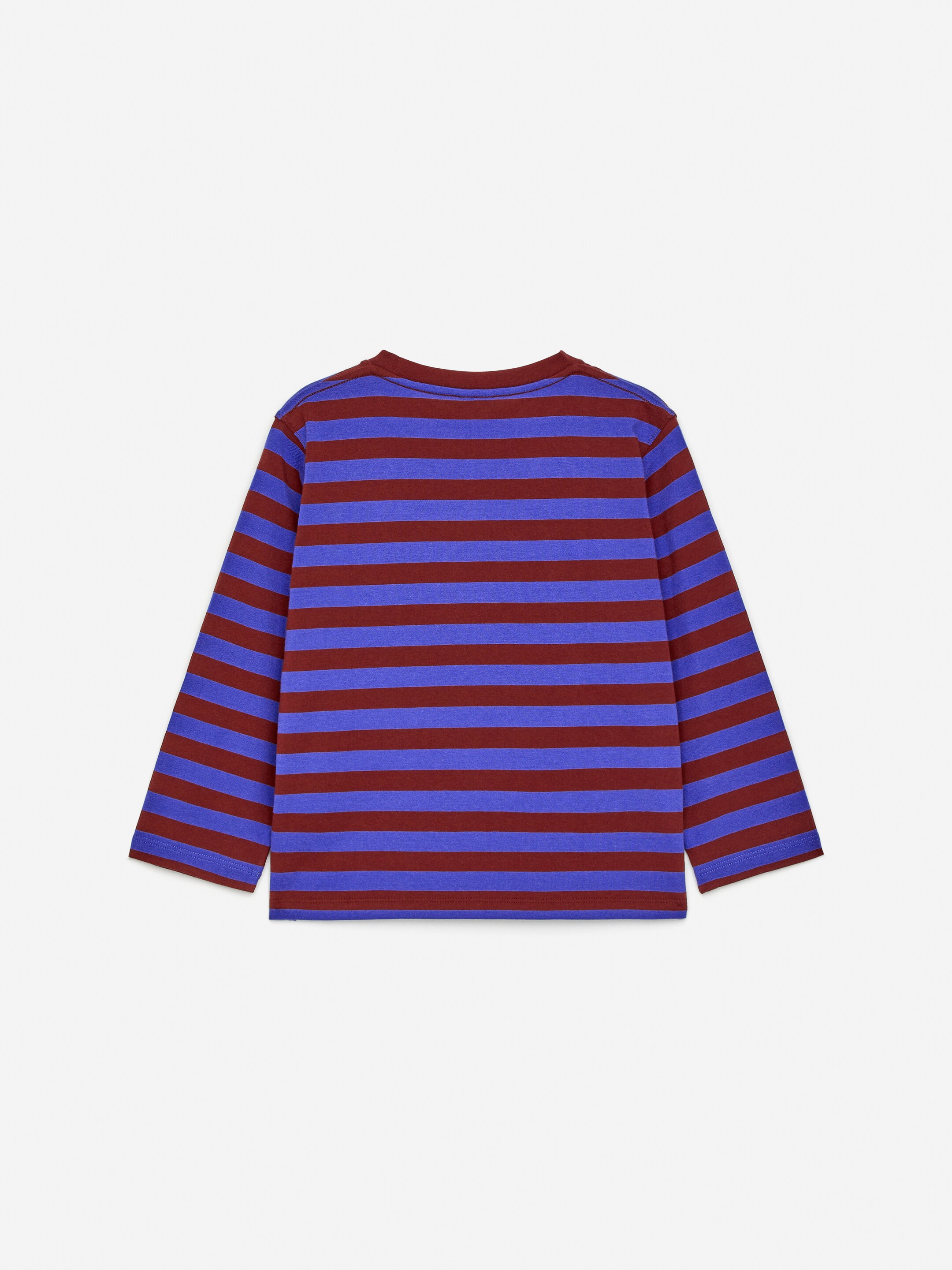 Visa större bild: Långärmad t-shirt - Blå/mörkröd - BARN | H&M FI 2