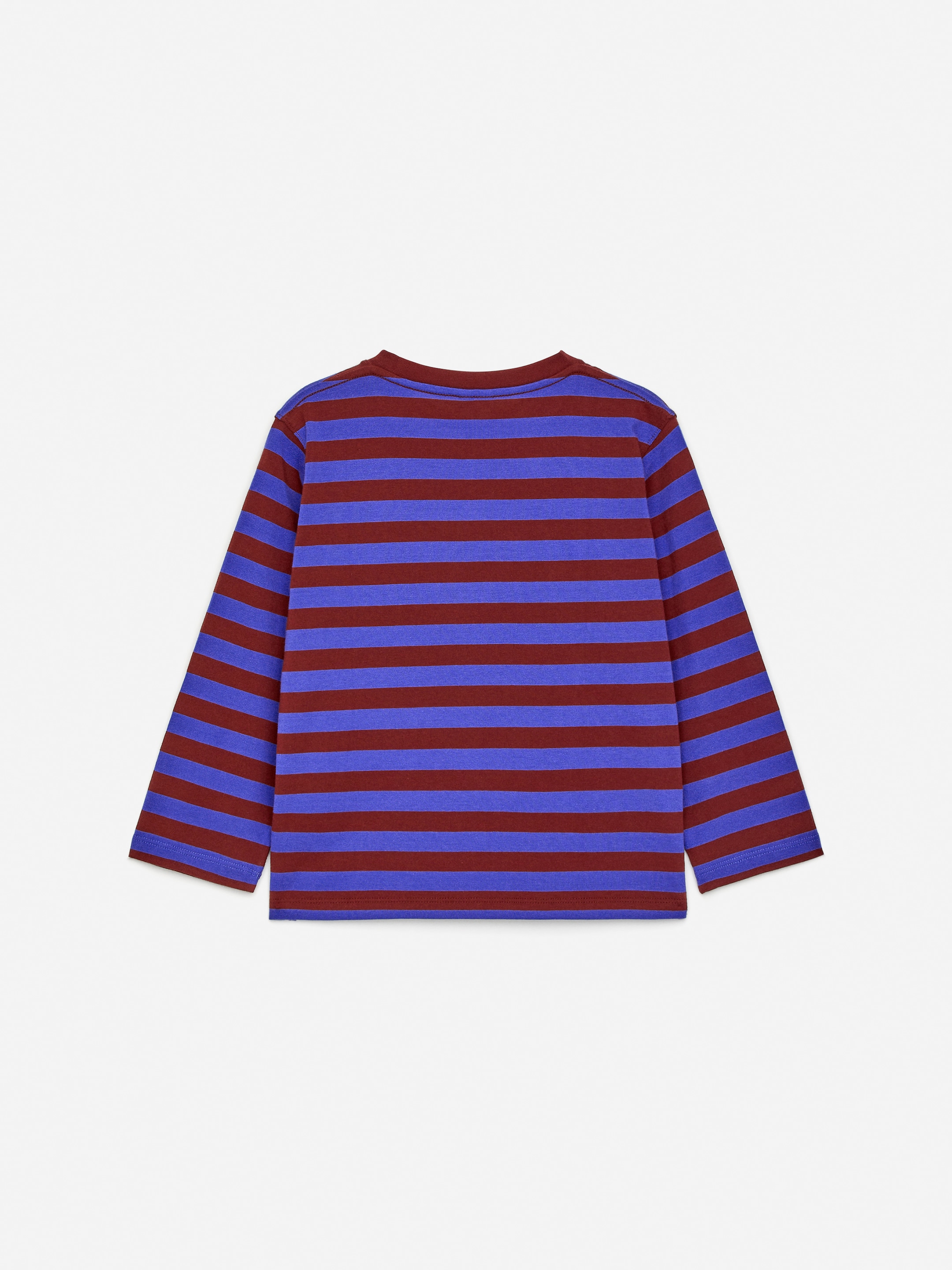 Långärmad t-shirt - Blå/mörkröd - Relaxed fit - Children - StillMedia/DescriptiveStillLife - 1