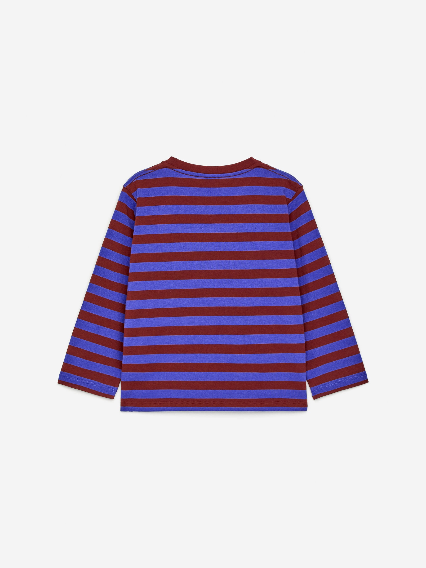 Långärmad t-shirt - Blå/mörkröd - Regular fit - Children - StillMedia/DescriptiveStillLife - 1