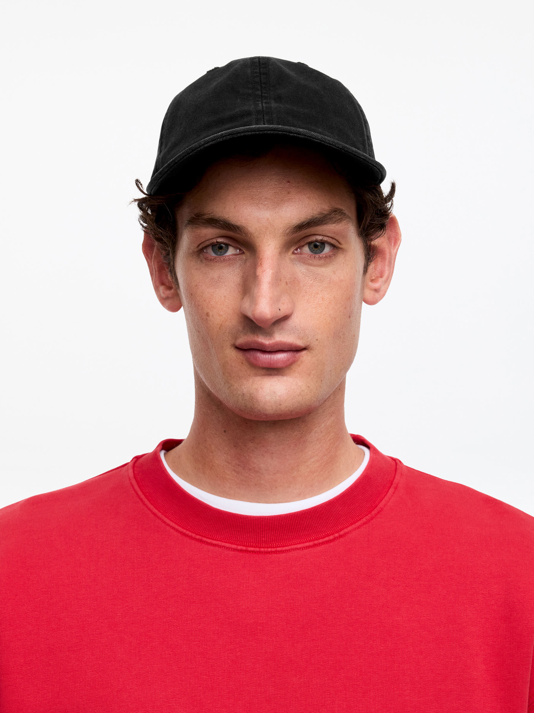 Canvas-Cap aus gewaschener Baumwolle - Schwarz - Herren - StillMedia/Lookbook - 3