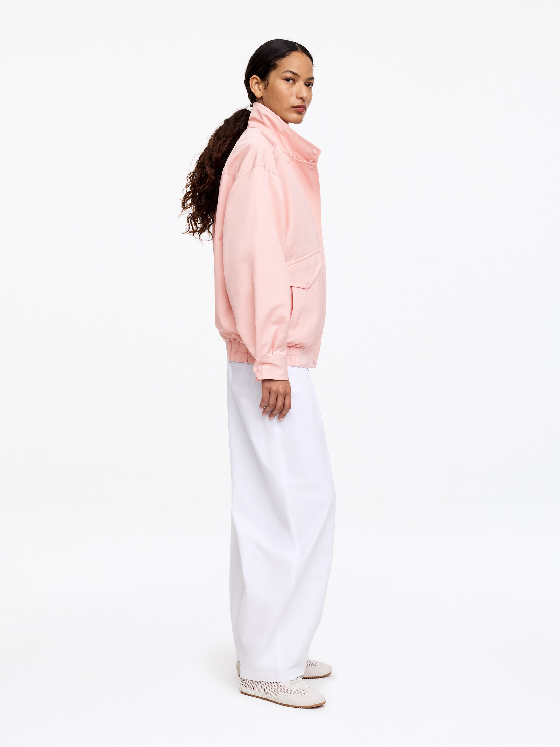 Chaqueta Harrington - Rosa - Oversized - Women - StillMedia/Lookbook - 9