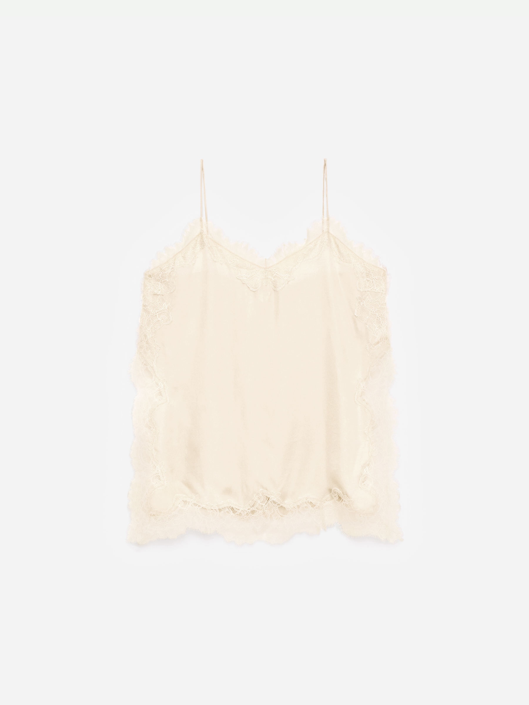 Haut à bretelles avec dentelle - Light Beige - Regular fit - Femme - StillMedia/DescriptiveStillLife - 2