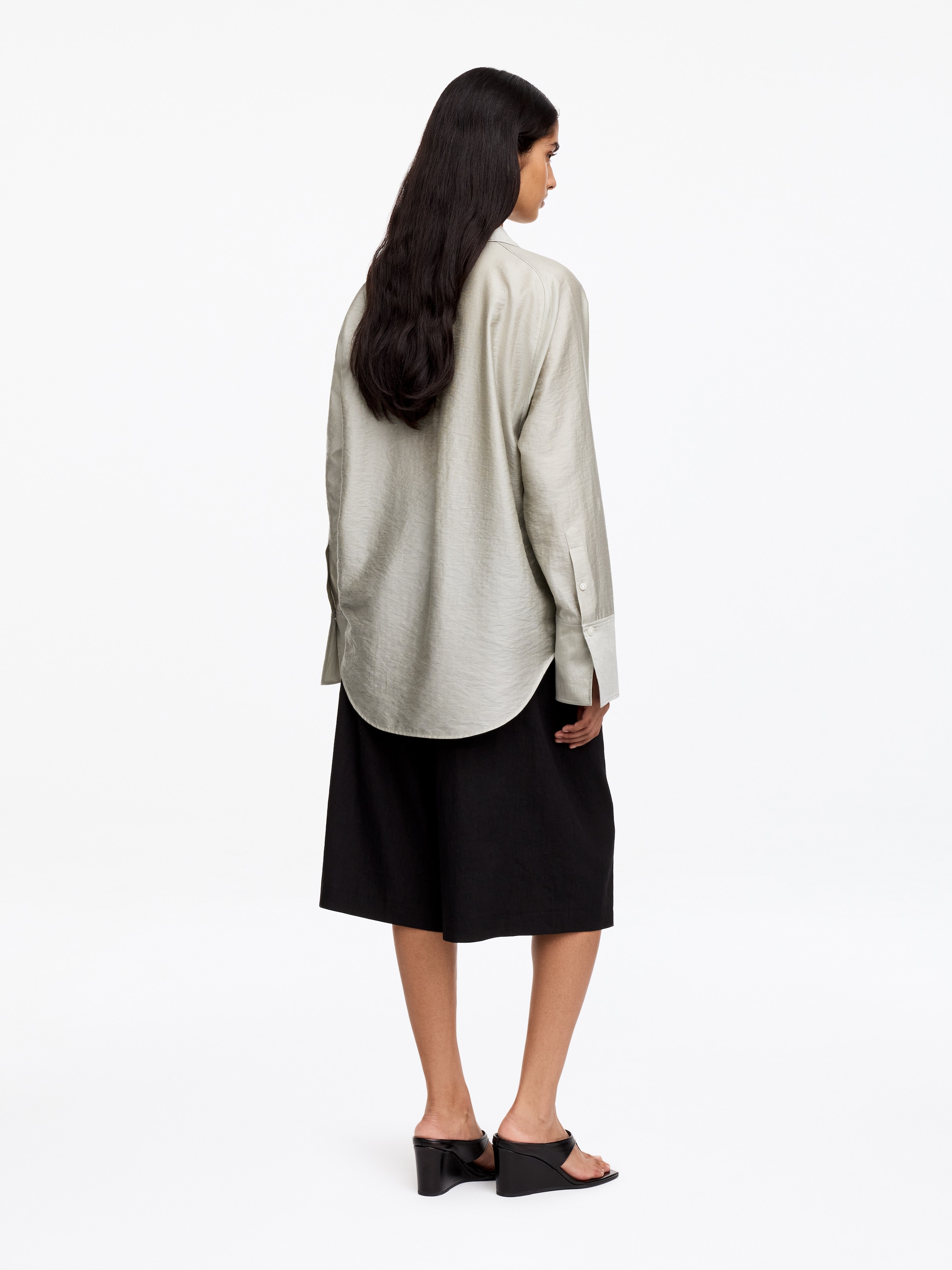 Blazer-chemise tailleur - Taupe - Relaxed fit - Femme - StillMedia/Lookbook - 4