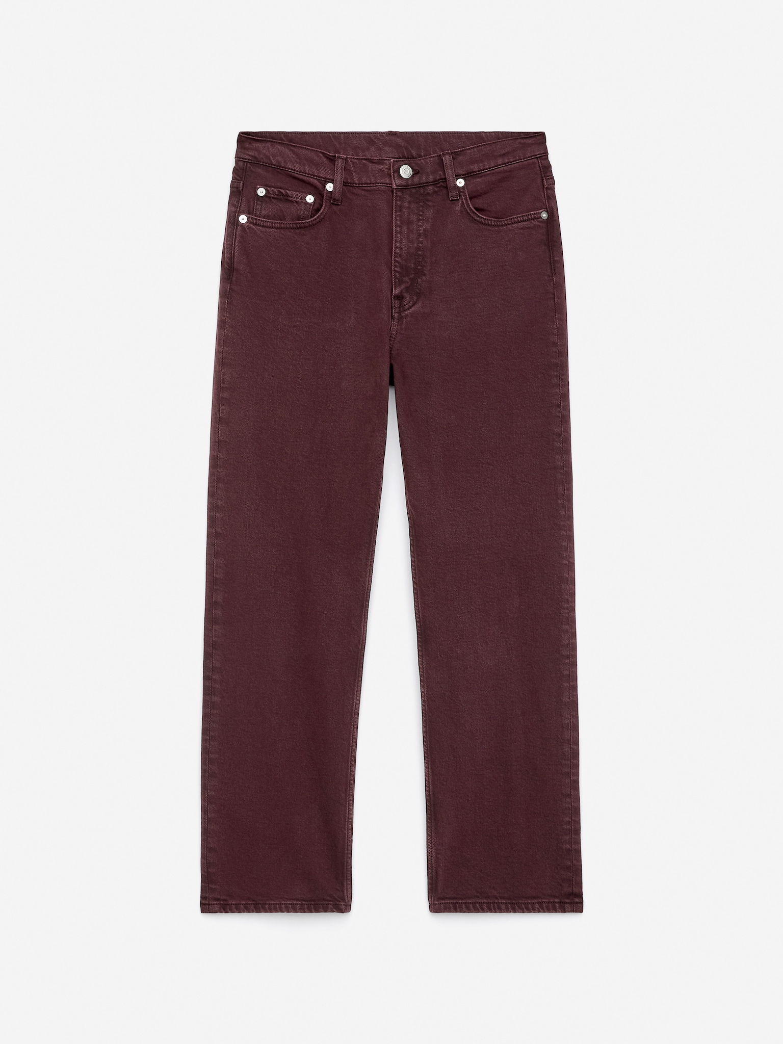 Vaqueros slim JADE CROPPED - Rojo oscuro/Blanco/Azul oscuro/Azul medio/Azul/Azul oscuro/Azul oscuro - 1