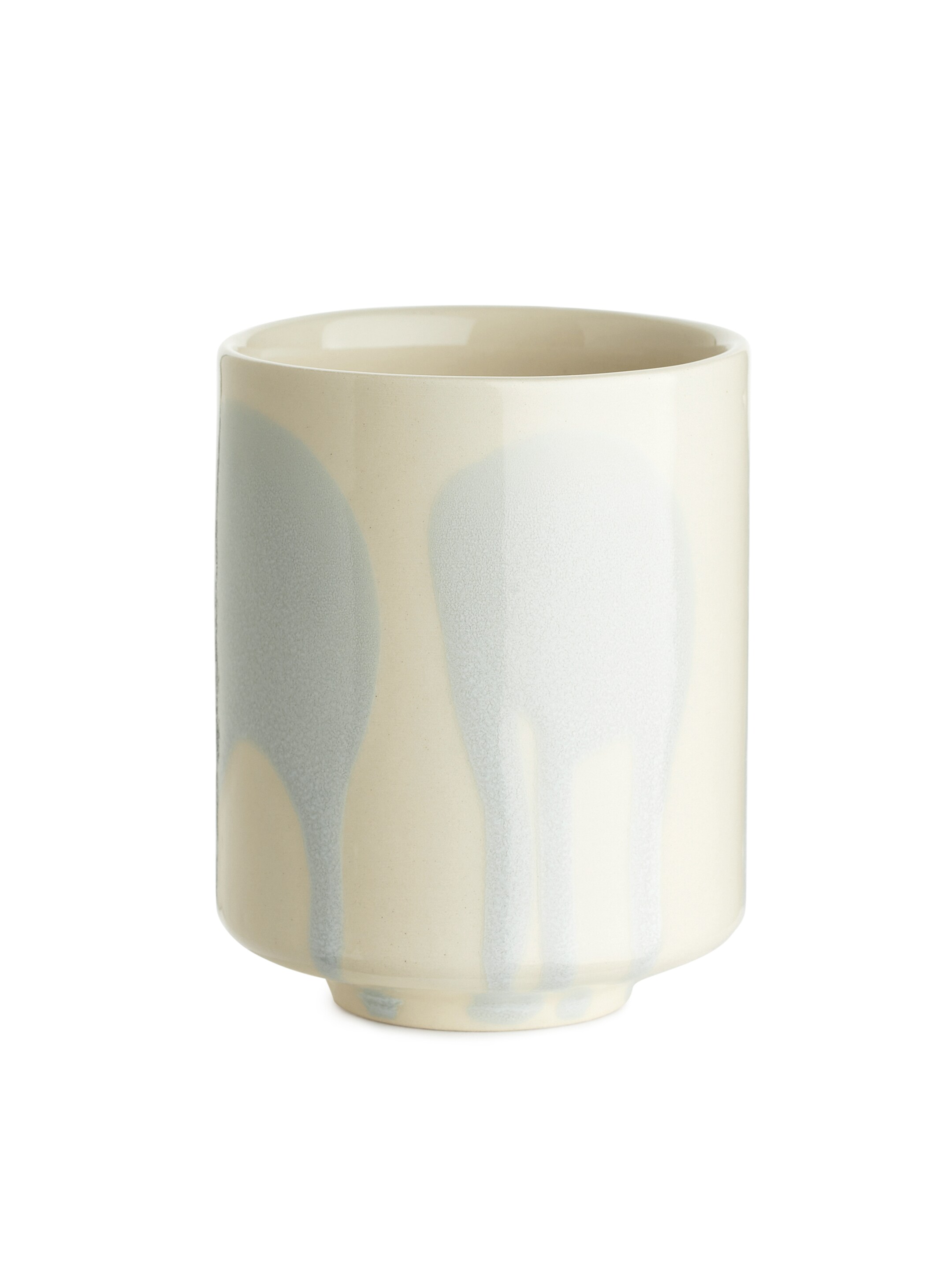 Visa större bild: Muggar i stengods, 2-pack - Ljusblått stänk - Home All | H&M SE 2