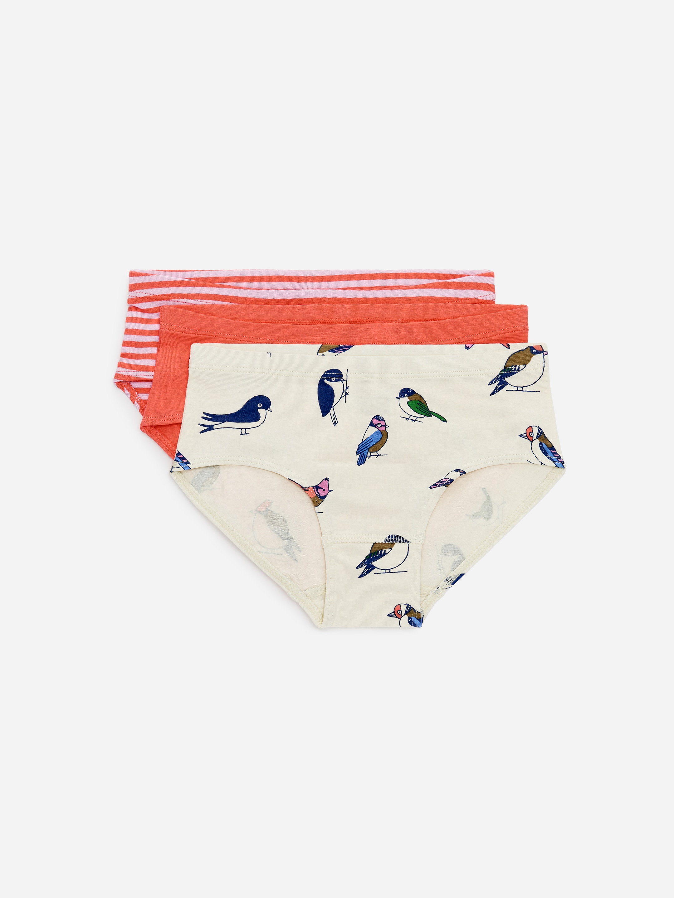 Cotton Jersey Briefs Set of 3-#e9adb4-18081