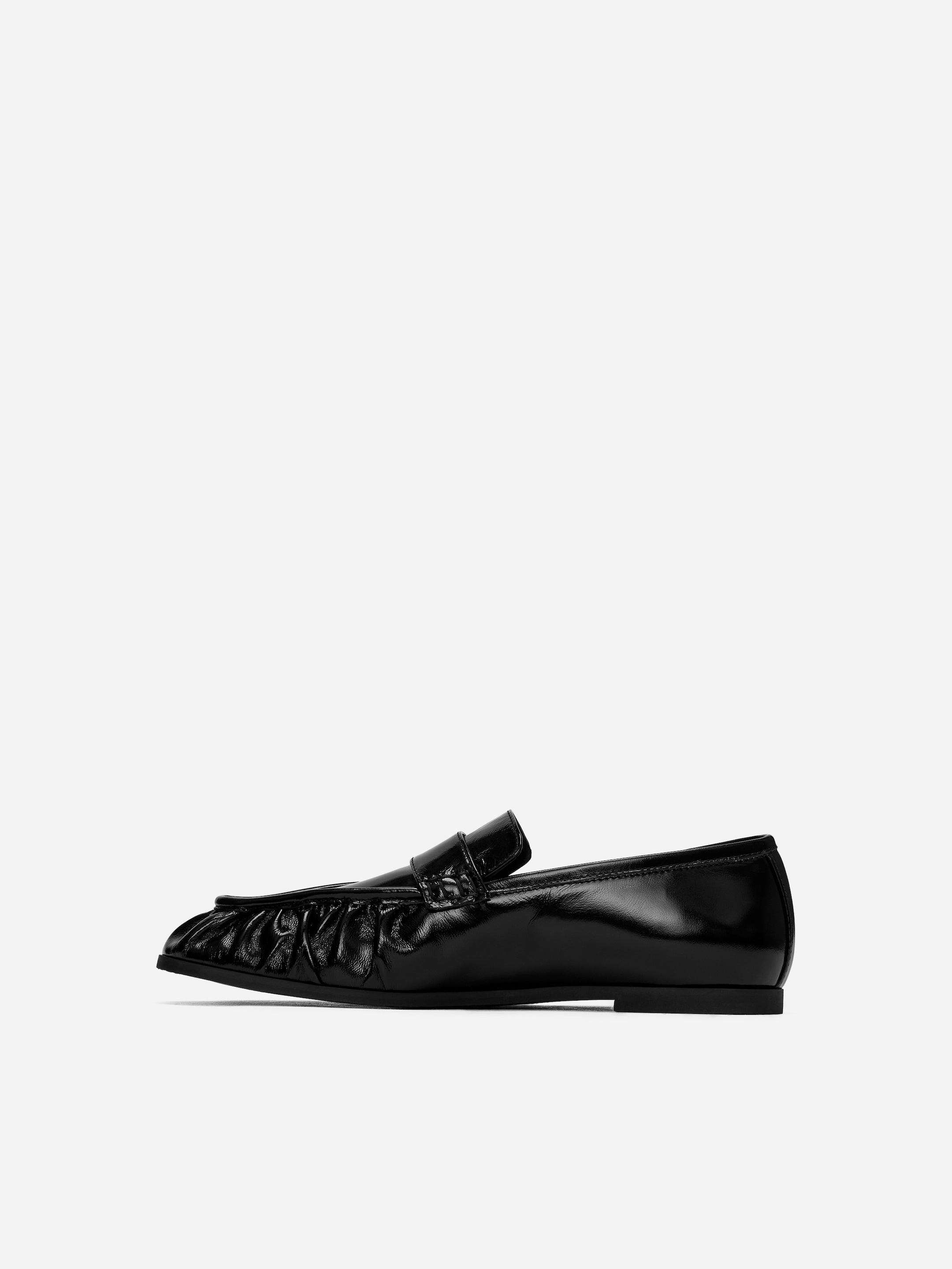 Lacquered Leather Loafers - Black - Women - StillMedia/DescriptiveStillLife - 4