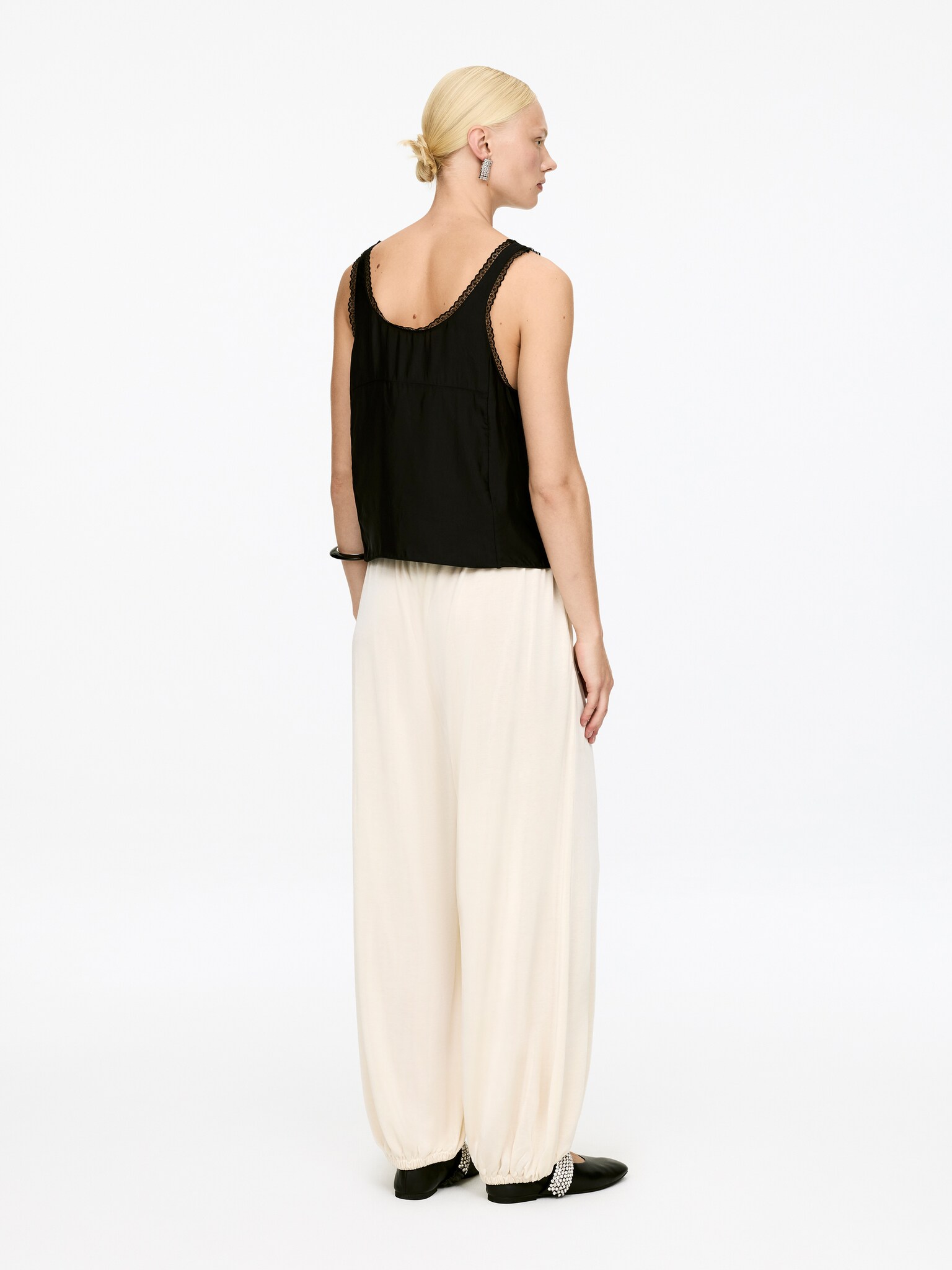 Pantalon ballon - Blanc cassé/Noir - 3