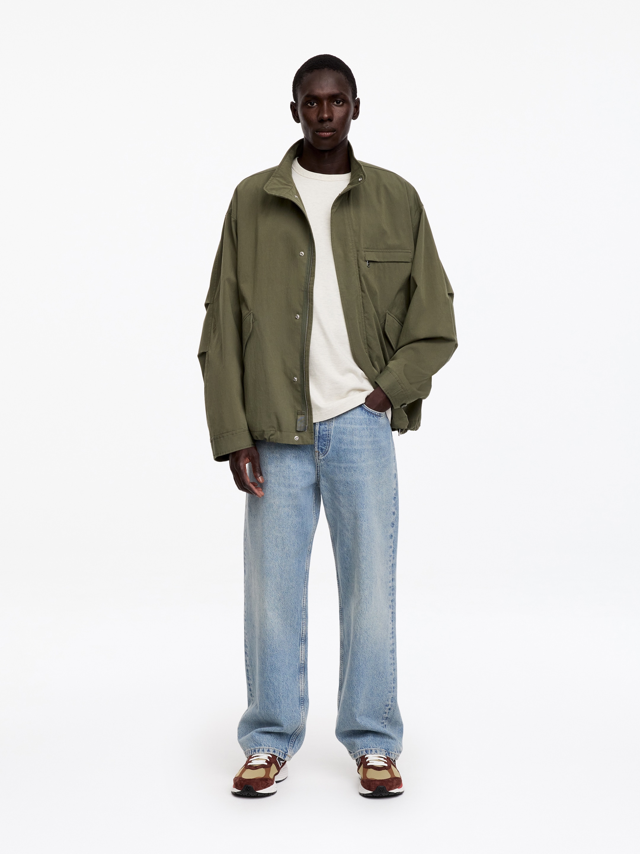 270 GSM Oversized T-Shirt - Oat - Relaxed fit - men - StillMedia/Lookbook - 20