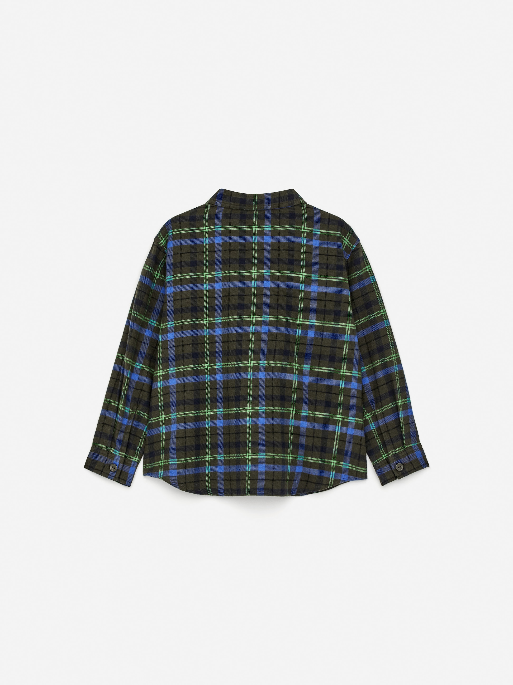 Chemise à carreaux en flanelle - Bleu/Vert - Regular fit - Enfant - StillMedia/DescriptiveStillLife - 2
