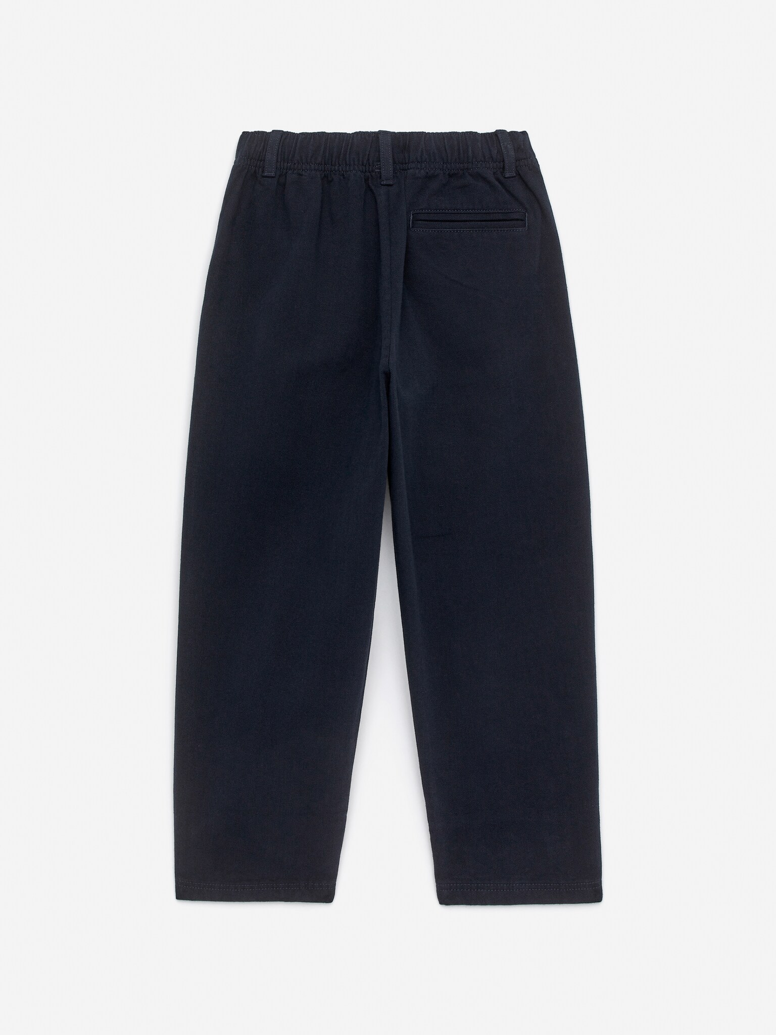 Tapered Cotton Chinos - Dark Blue/Beige - 2