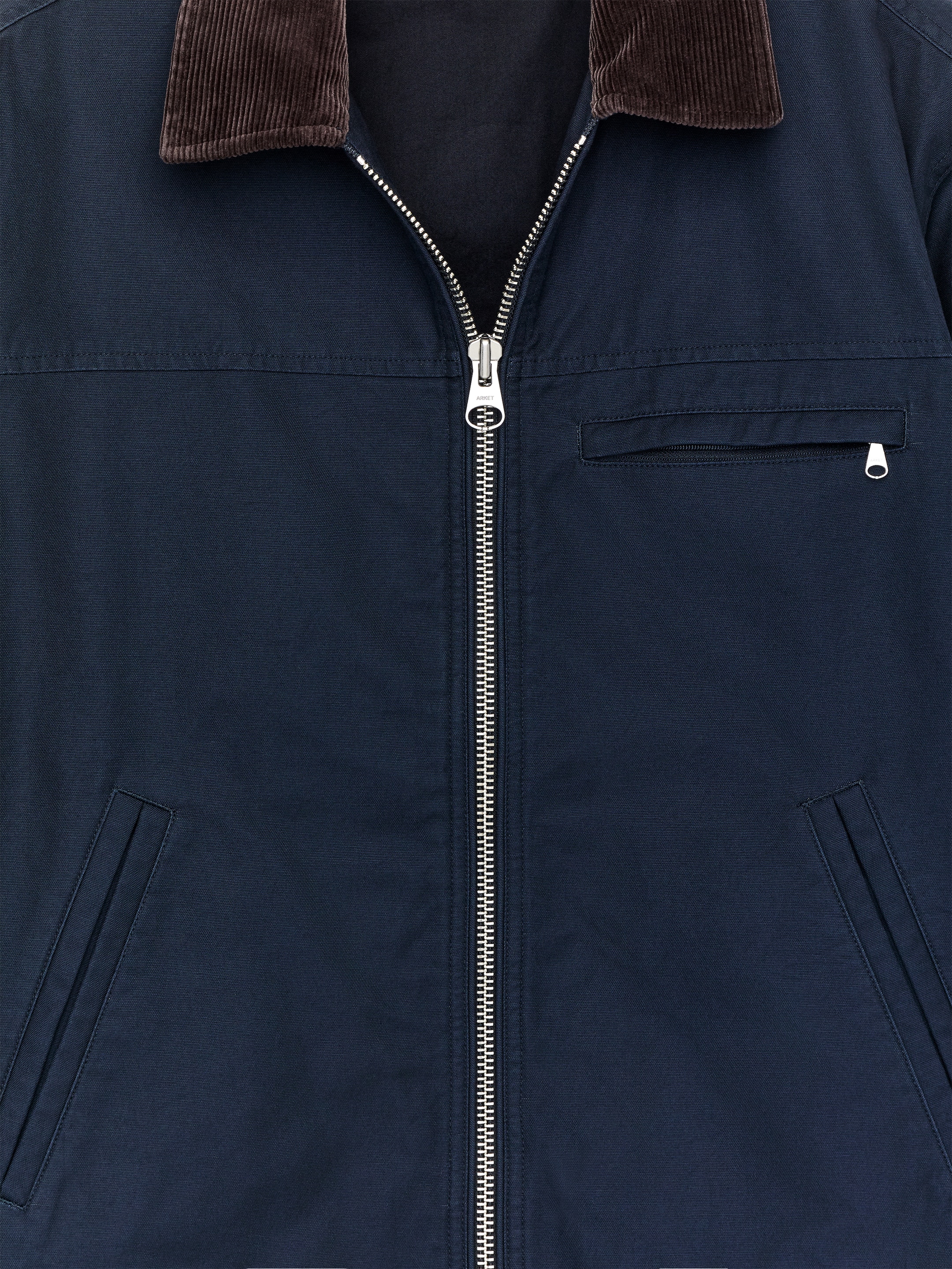 Jacke aus Baumwollcanvas - Dunkelblau - Relaxed Fit - Men - StillMedia/DescriptiveDetail - 1
