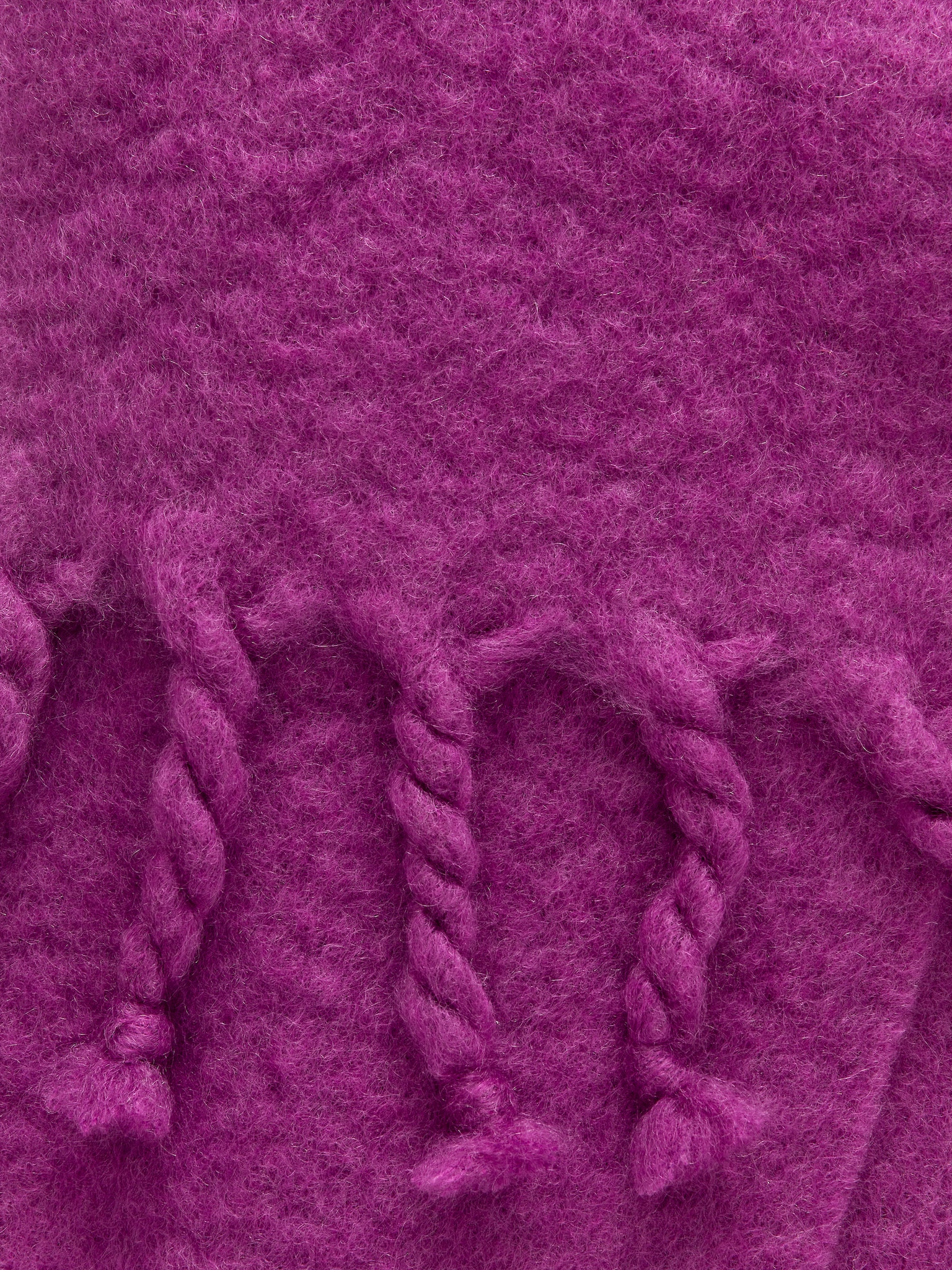 Écharpe en mohair et laine - Violet - 3