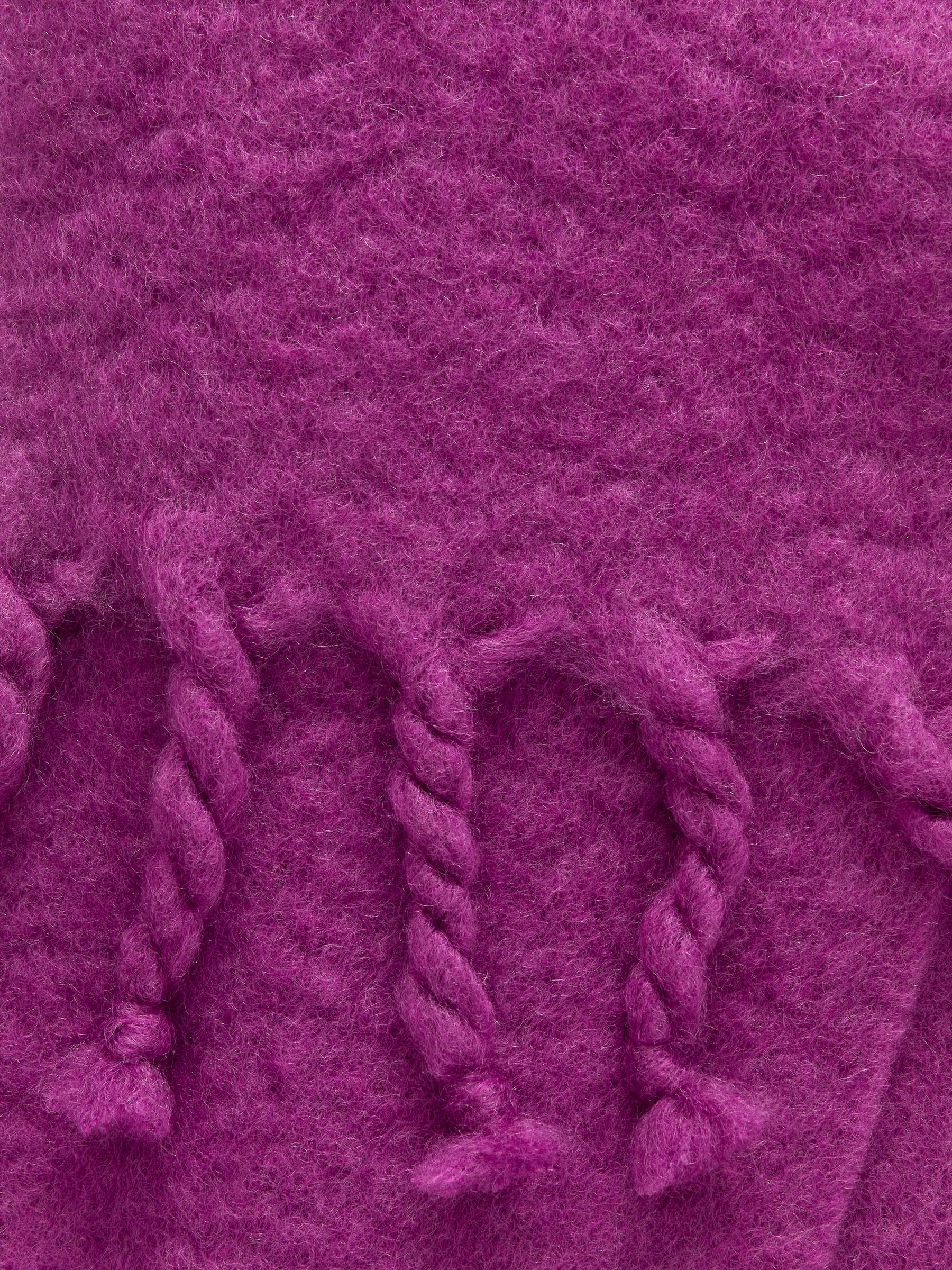 Mohair-Wool Blend Scarf - Purple - Women - StillMedia/DescriptiveDetail - 1