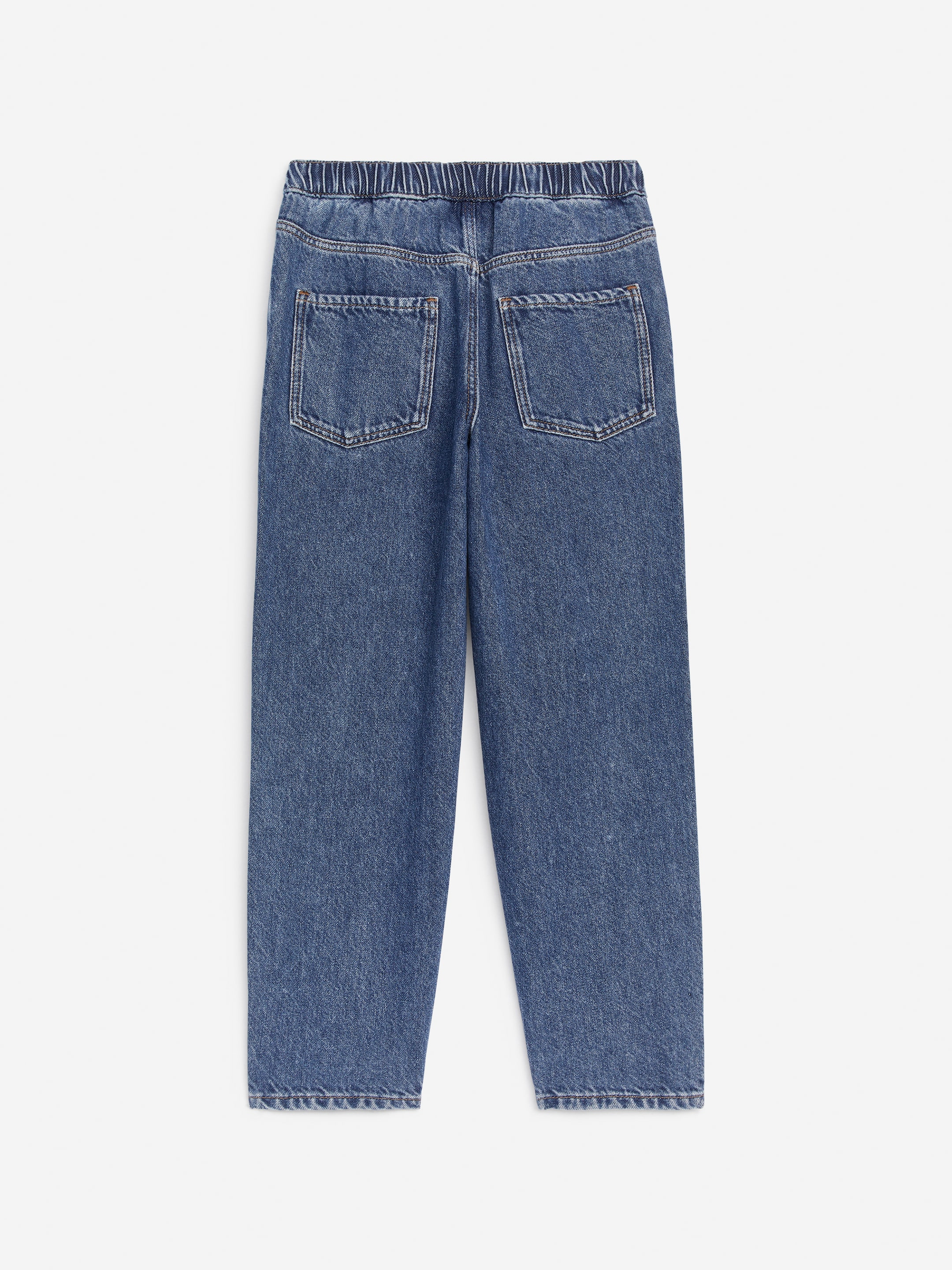 Pantalones denim de cintura elástica - Azul medio - Corte estándar - Children - StillMedia/DescriptiveStillLife - 2
