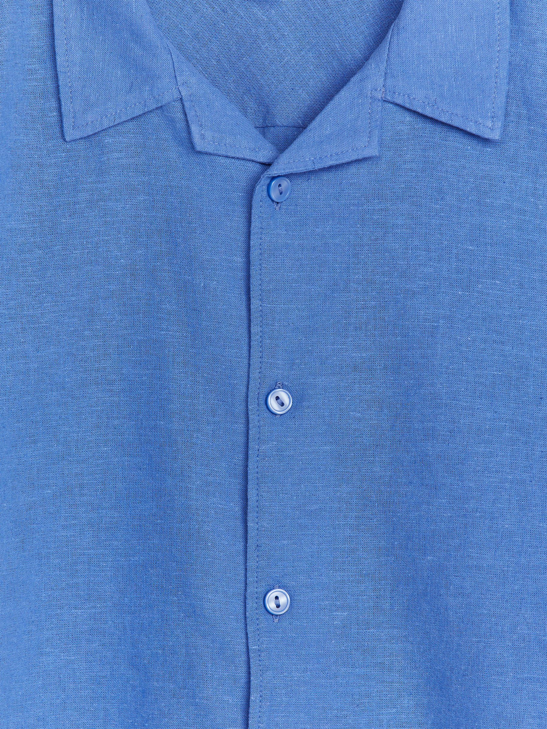 Hemd aus Leinenmischung mit kubanischem Kragen - Blau - Regular Fit - Kinder - StillMedia/DescriptiveDetail - 2