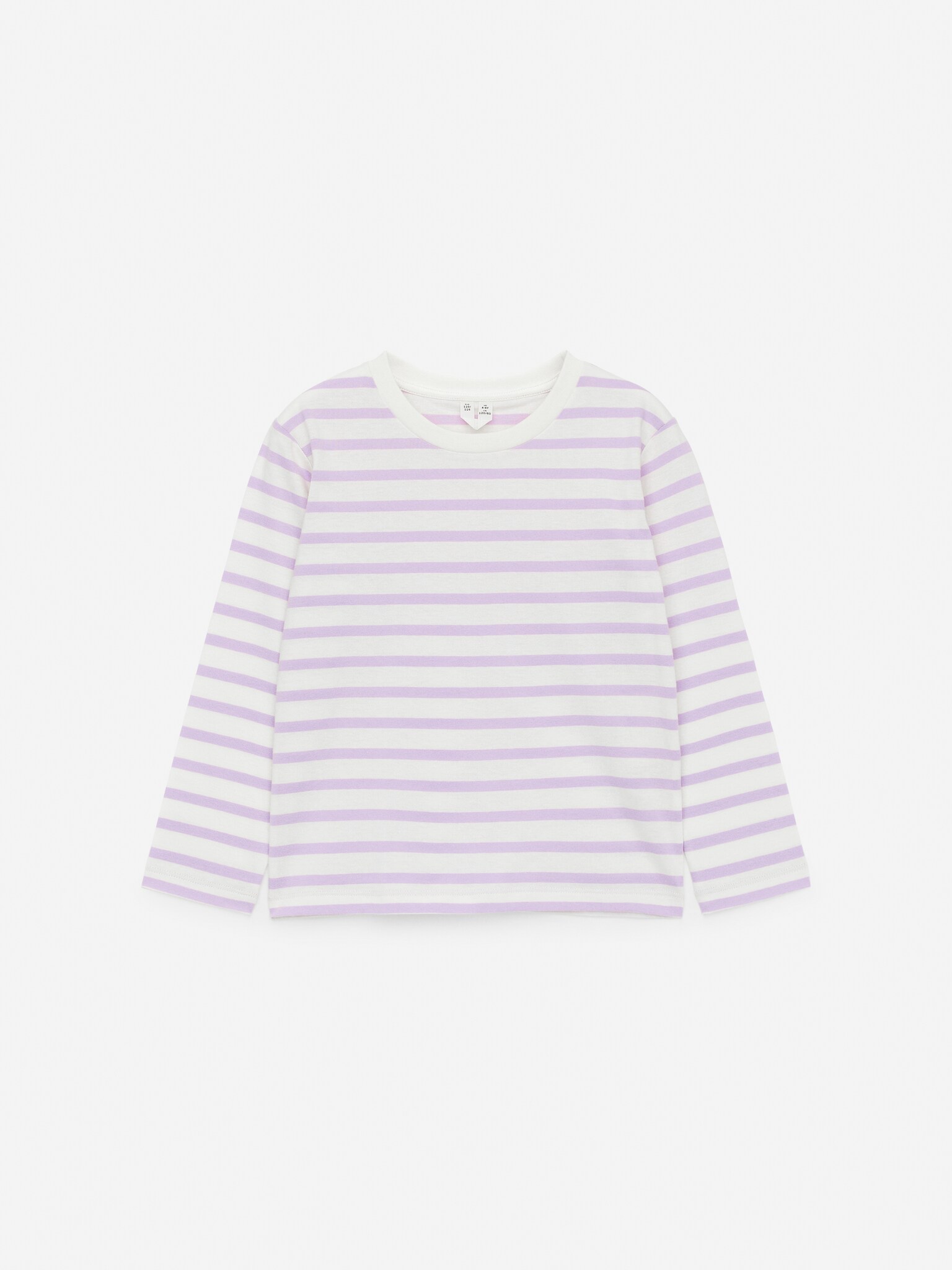 T-shirt met lange mouwen, set van 2 - Lila/wit/Lila/gebroken wit/roze/Groen/roze - 3