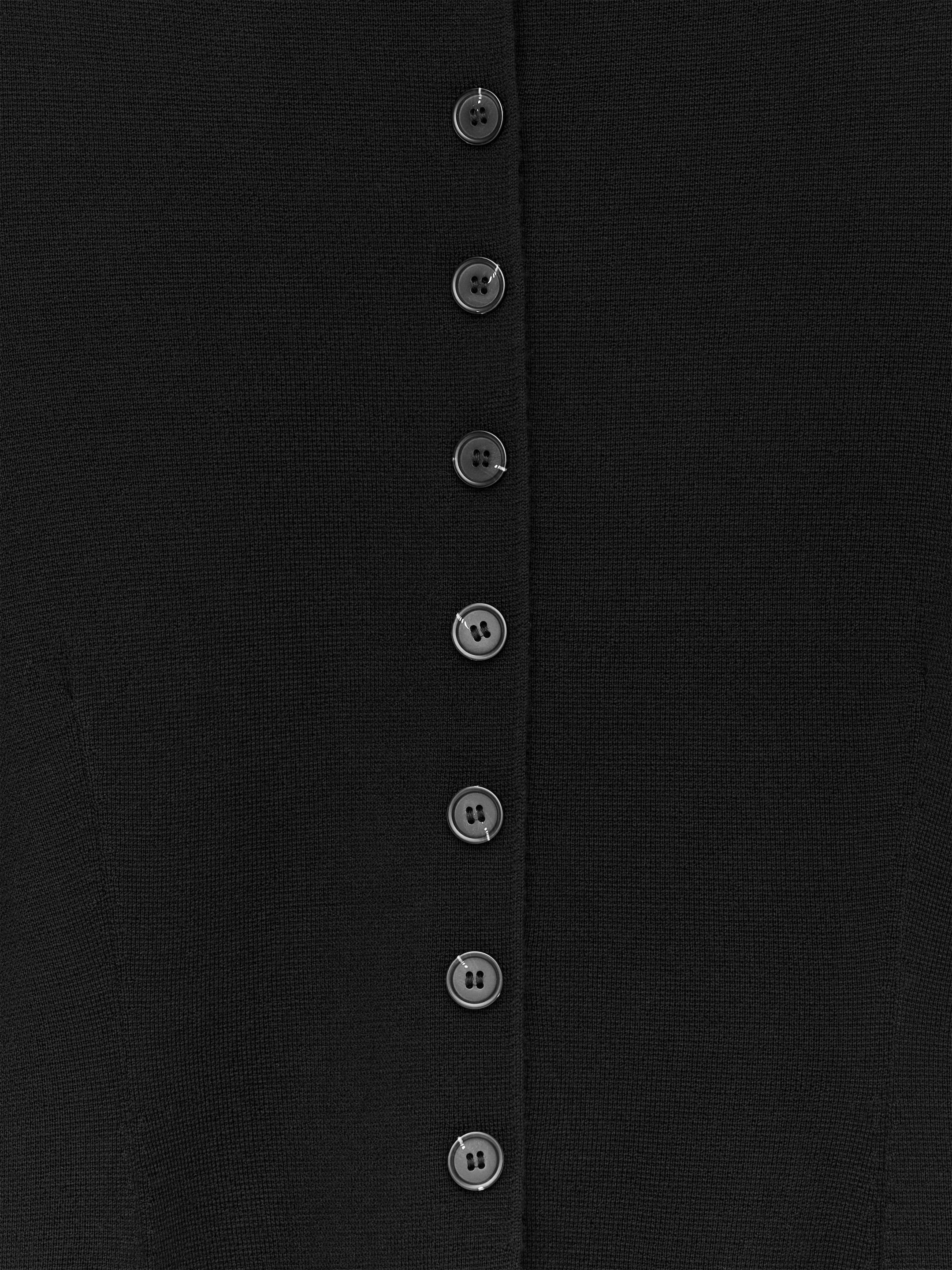 Kofta i merinoull - Svart - Slim fit - Women - StillMedia/DescriptiveDetail - 2