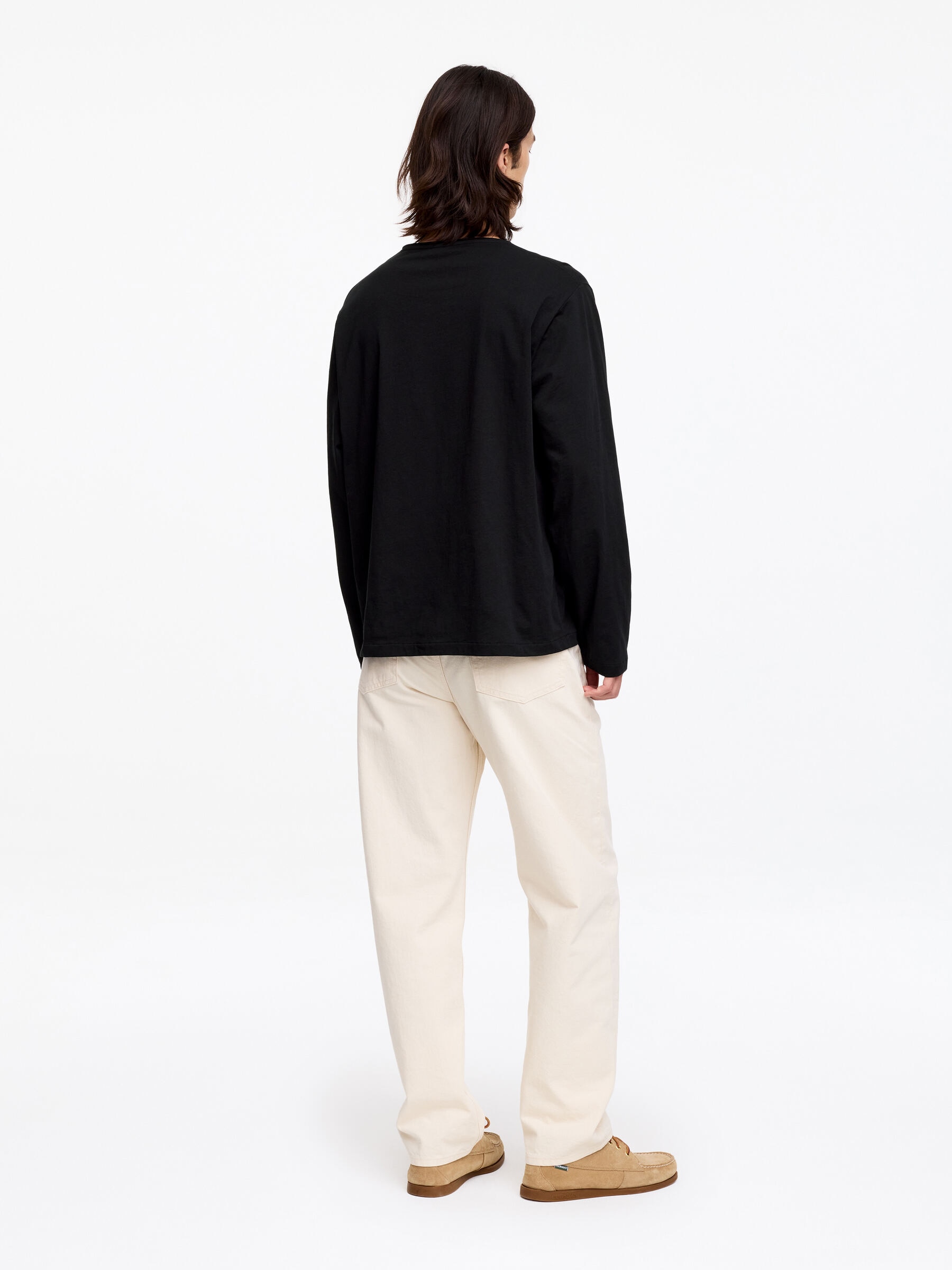 Long-Sleeve T-Shirt - Black - Regular fit - Men - StillMedia/Lookbook - 4