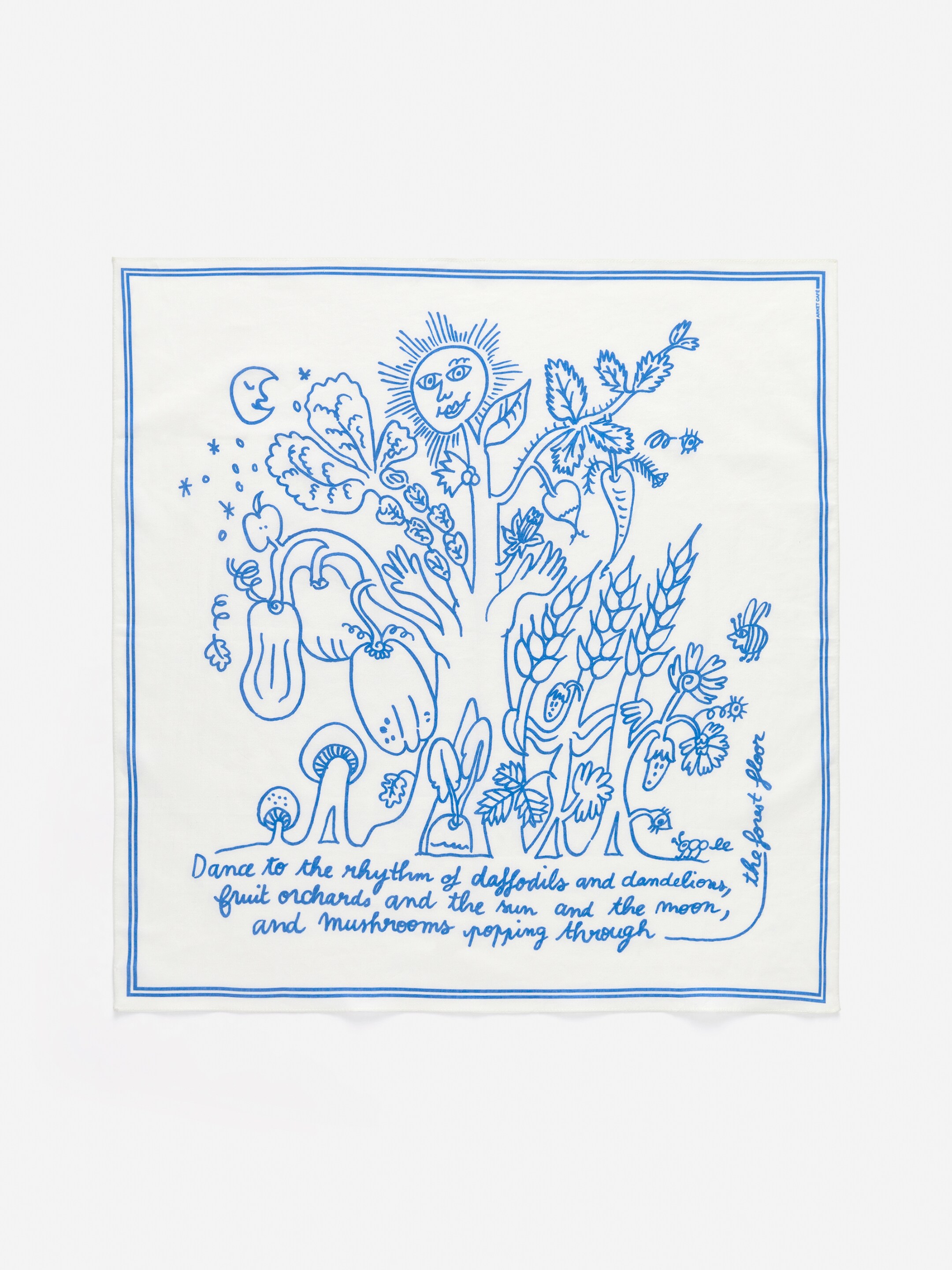 Agrandir l'image: Bandana ARKET CAFÉ - Blanc/Bleu - FEMME | H&M FR 3