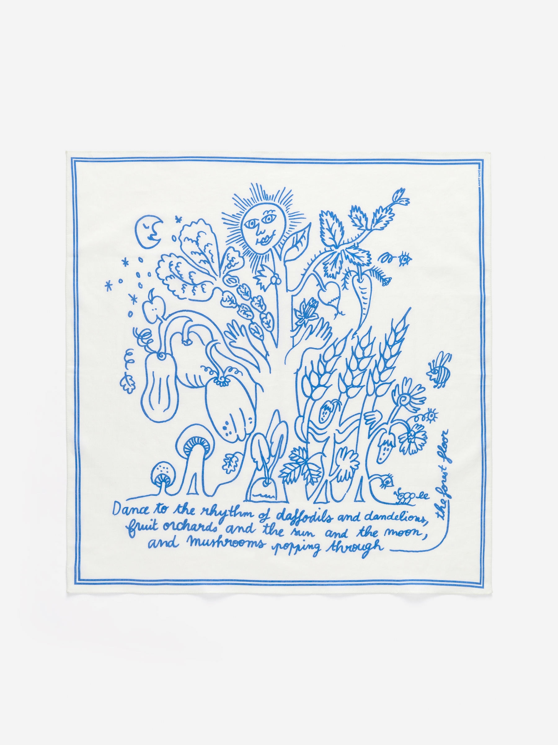 ARKET CAFÉ Bandana - White/Blue - Café - StillMedia/DescriptiveStillLife - 1