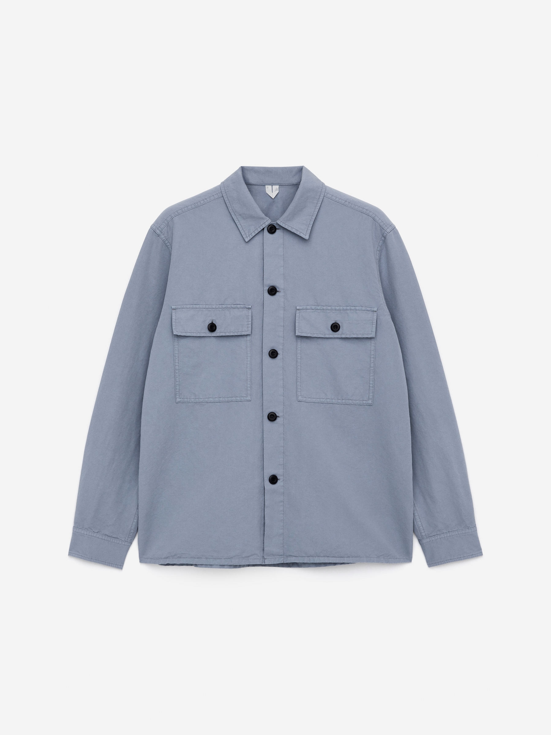 Cotton Linen Overshirt-#7B8192-16022